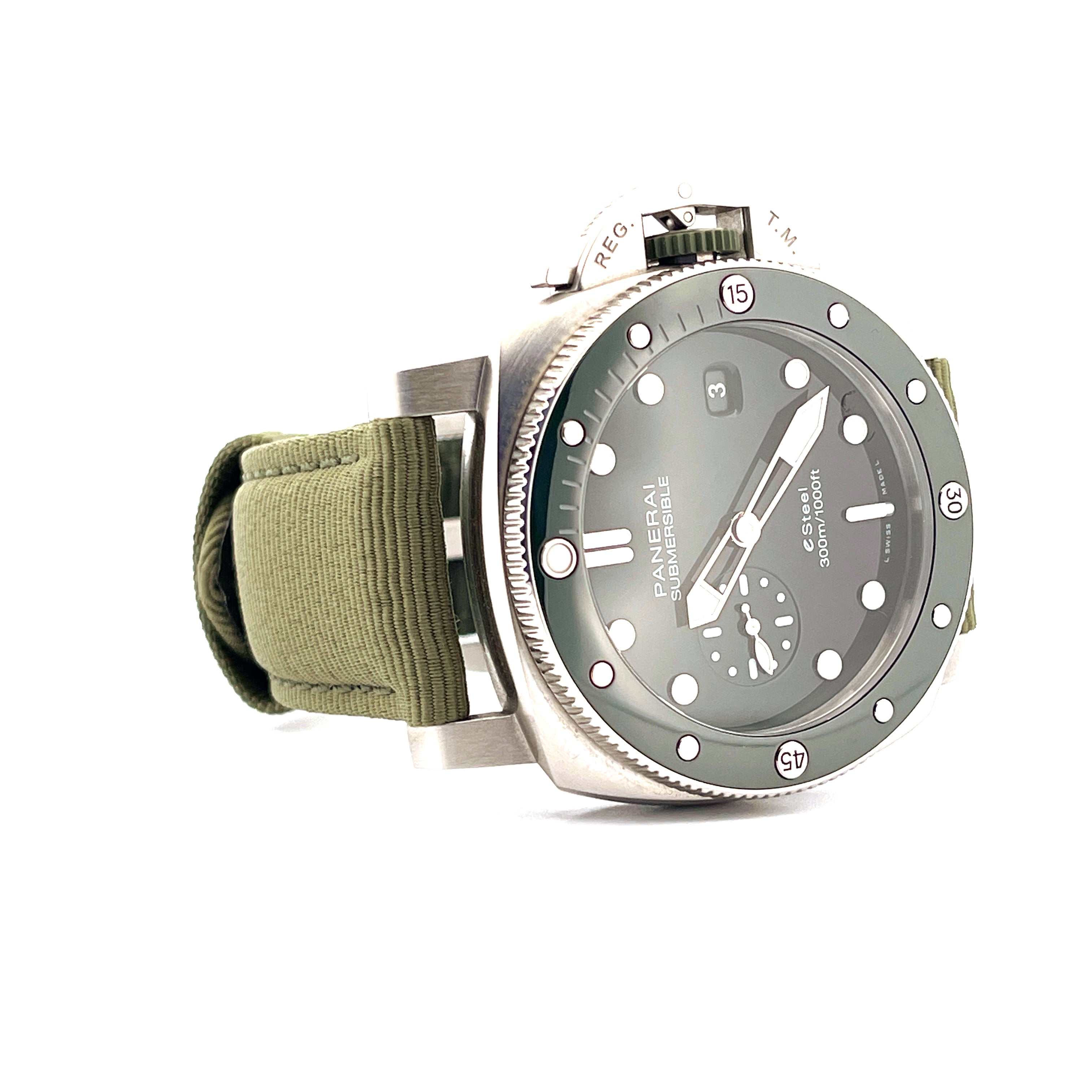 Panerai - Panerai Submersible Quarantaquattro Verde - Juwelier Spliedt