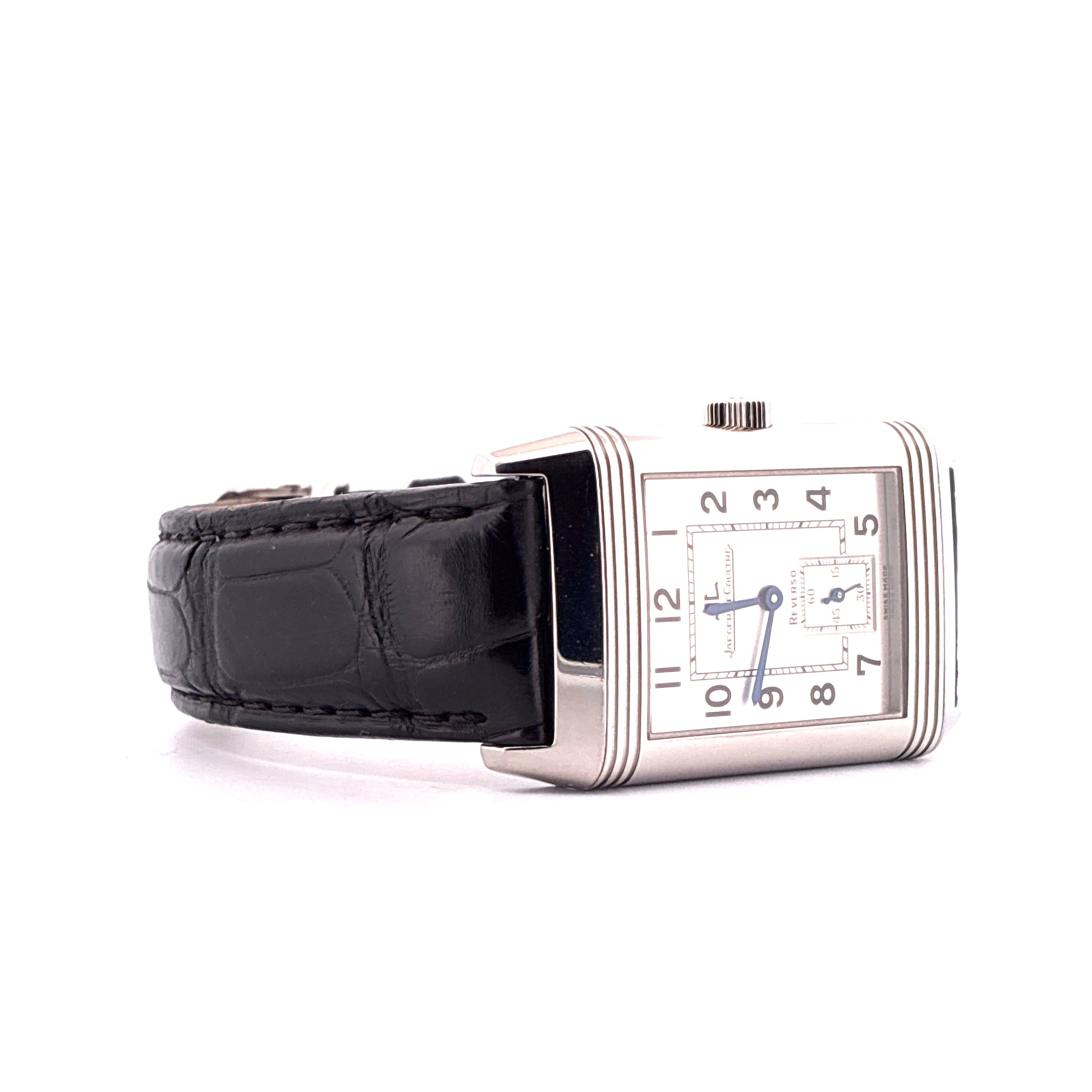 Reverso Grande Taille / leather strap / folding clasp / watch only / service 2026