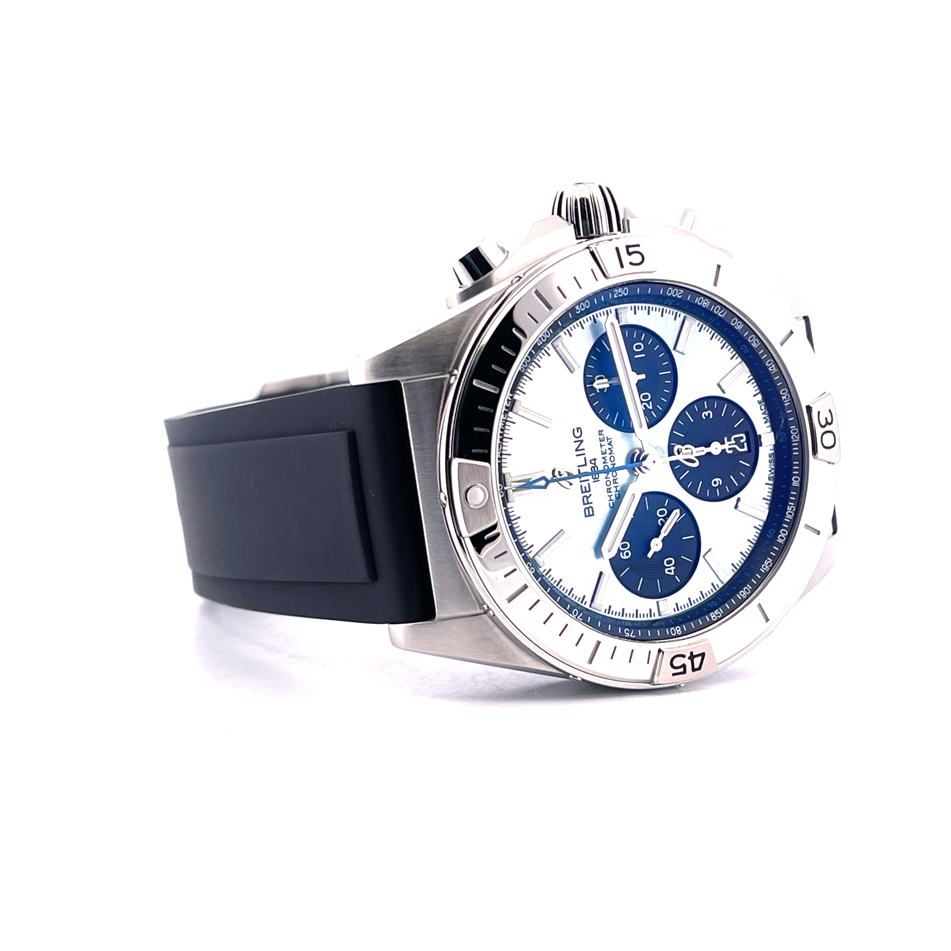 Breitling - Chronomat B01 42 Ice blue / Box and Card / premium Condition / 2023 - [product_sku]
