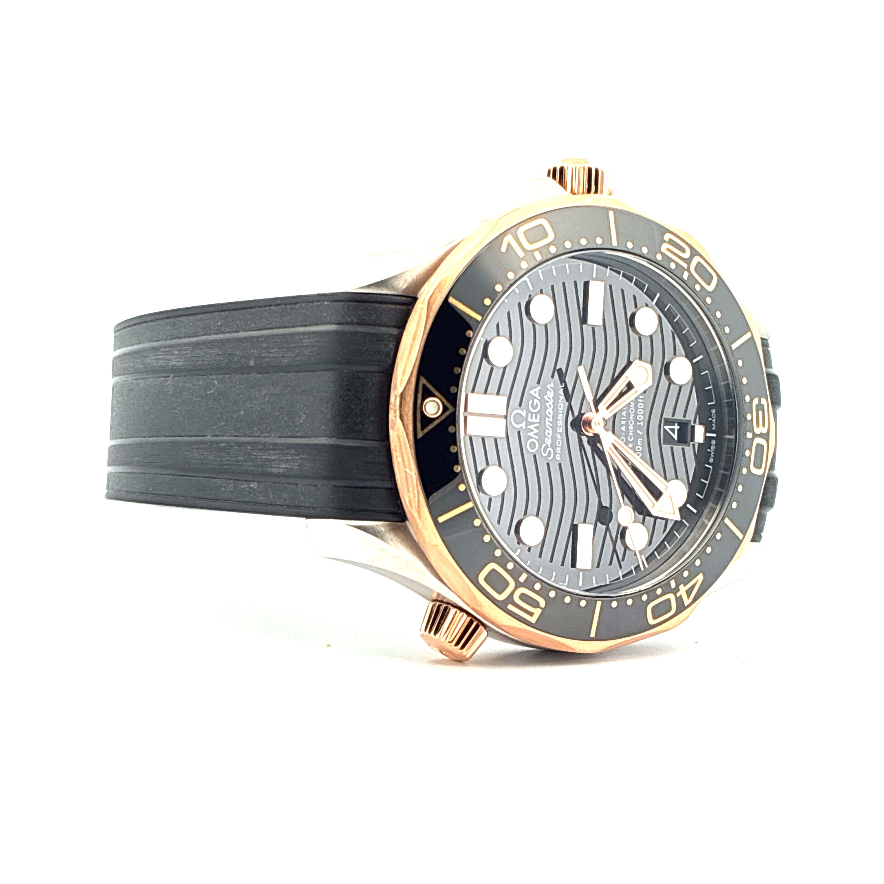 Seamaster Diver 300 M Bicolor / Rubberstrap / Second strap / Pinbuckle + Folding clasp Full-Set / 2023
