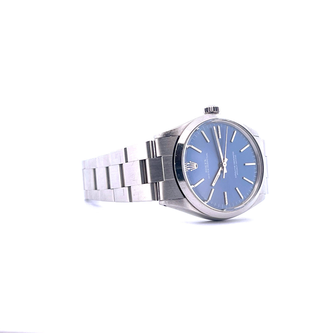 Rolex - Rolex Oyster Perpetual 34 (Blue) - Juwelier Spliedt - [product_ Artikelnummer]