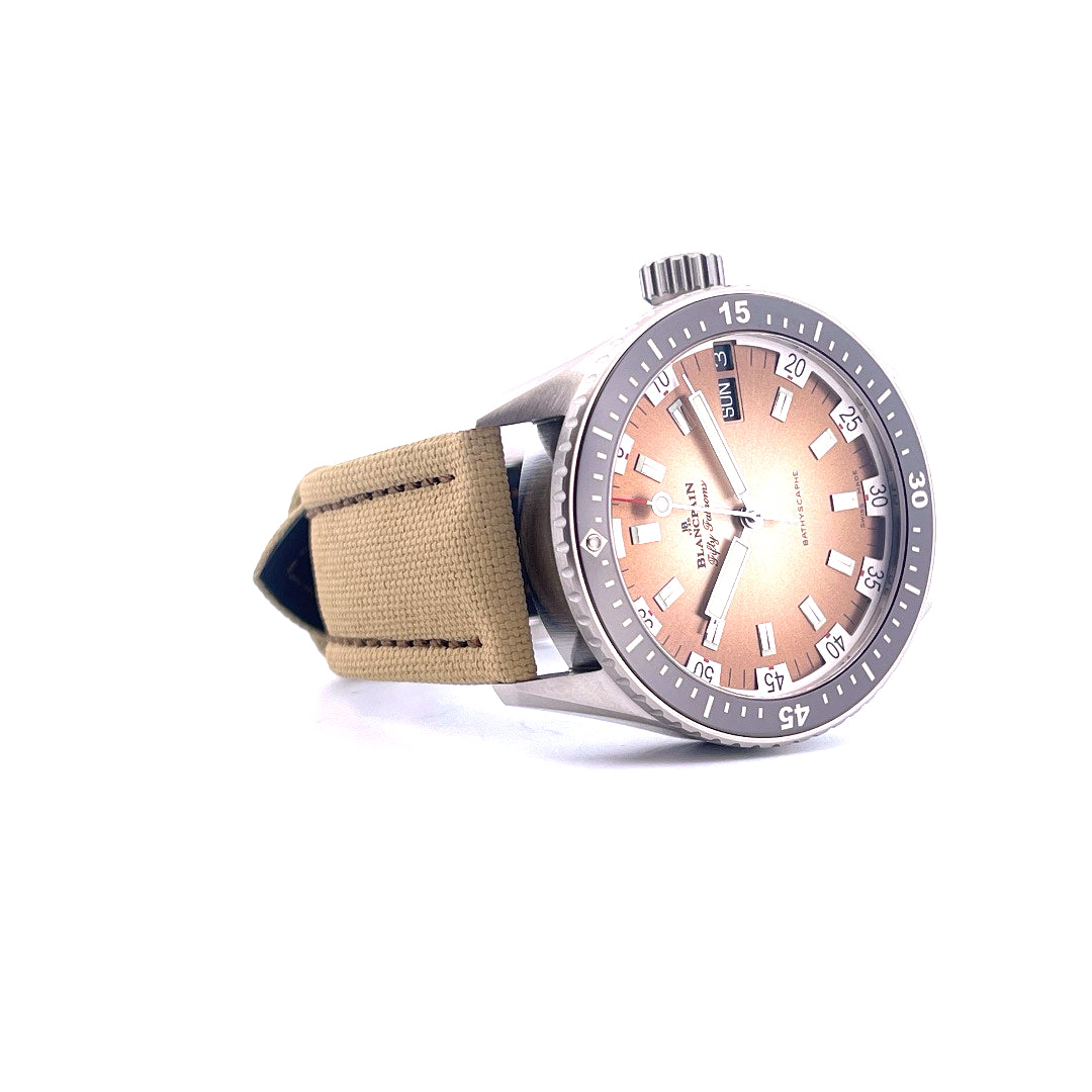 Blancpain - Blancpain Fifty Fathoms Bathyscaphe Day Date Desert Edition (399/500) - Juwelier Spliedt - [product_ Artikelnummer]