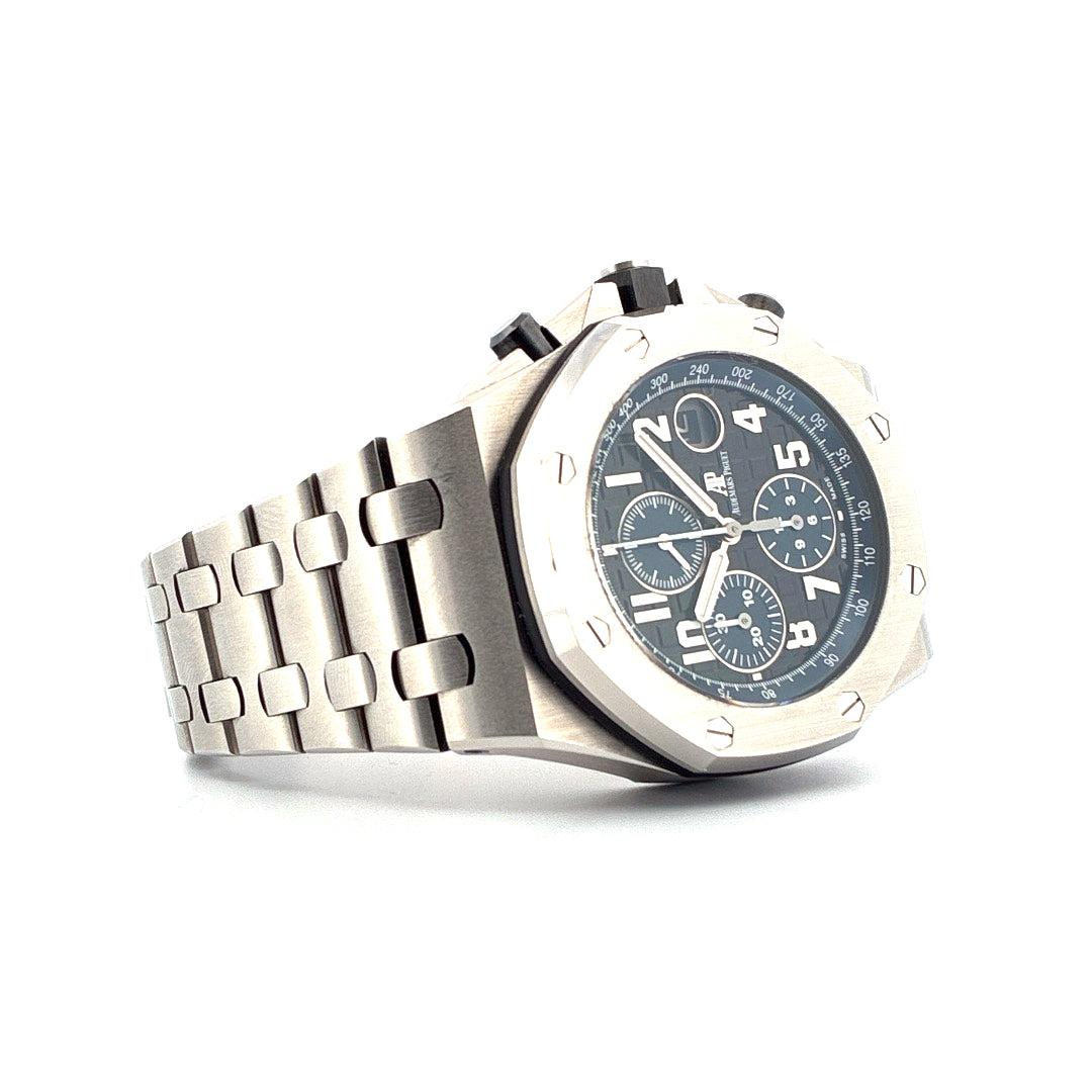 Audemars Piguet Royal Oak Offshore Chronograph / Steel and Leather Strap (2021)