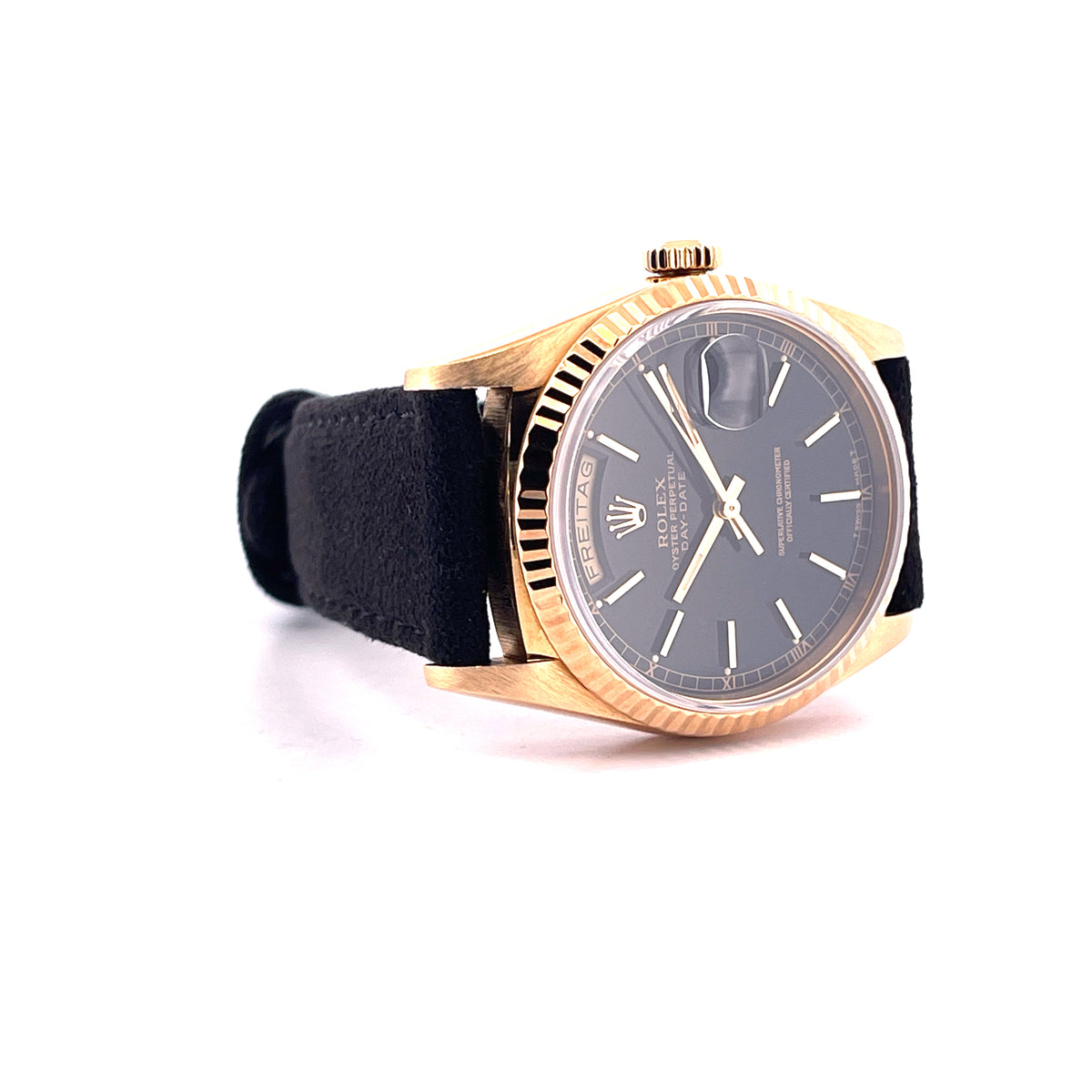 Day-Date 36 Yellowgold 18238 Black Dial / Full Set / LC100 / 1990