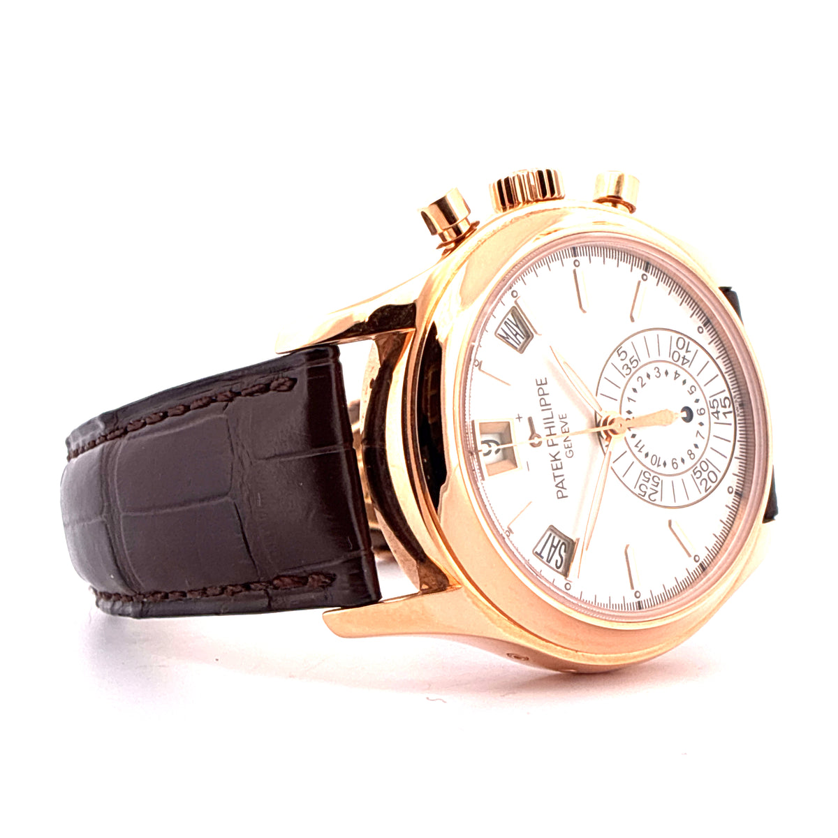 Annual Calendar / White Dial / very rare / very good condt. / Box & Papiere / 2013