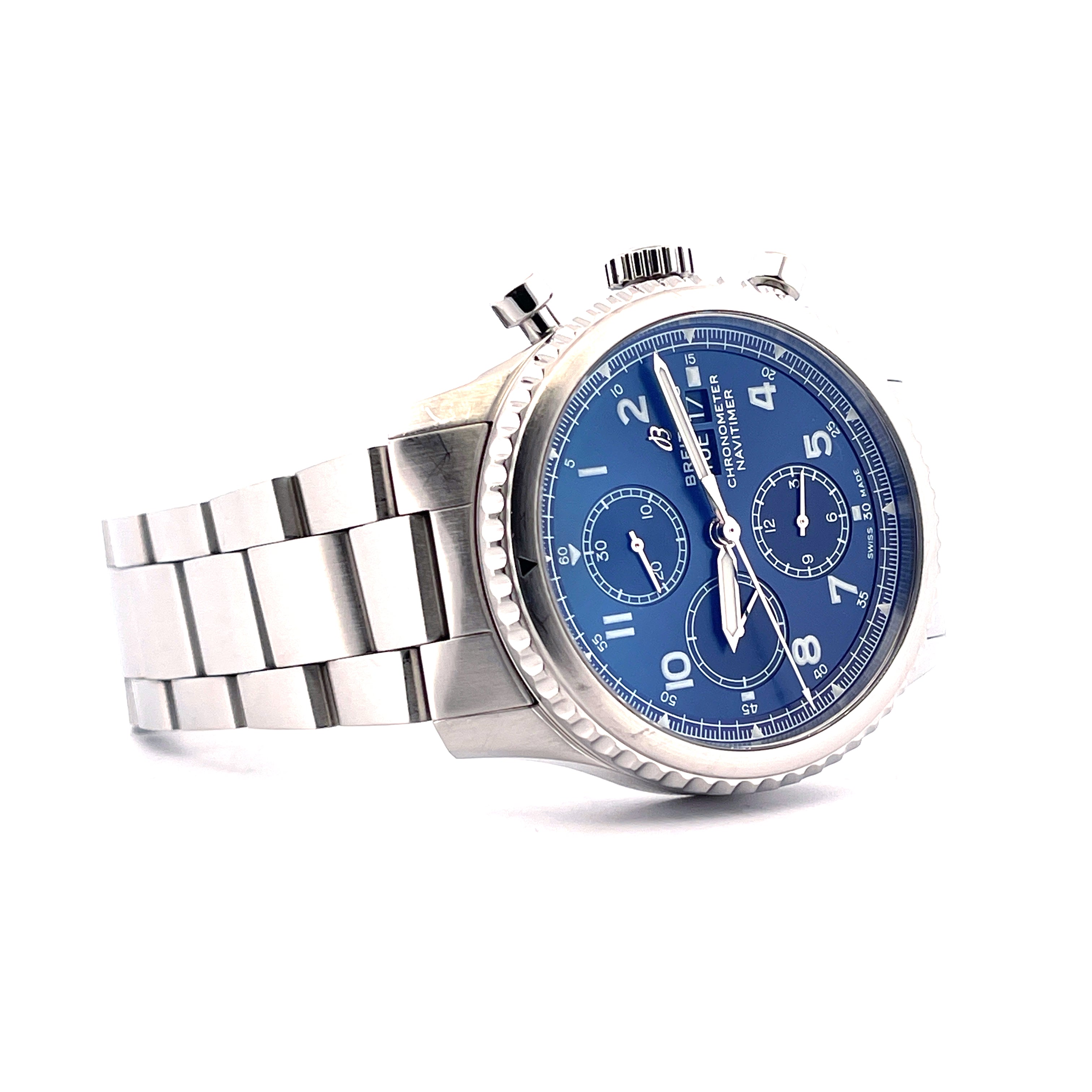 Navitimer 8 Chronograph Blue Dial / incl. Invoice / very good Condition / Full Set / Germany 2018