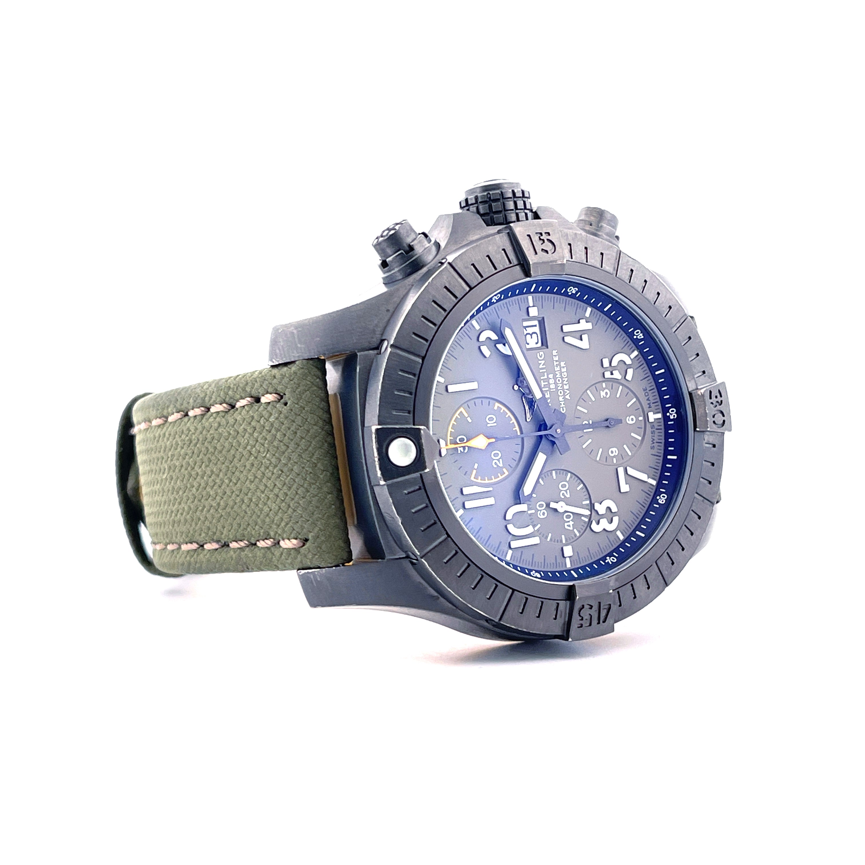 Breitling - Avenger Chronograph 45 Night Mission / Box and Paper / 2022 - [product_sku]