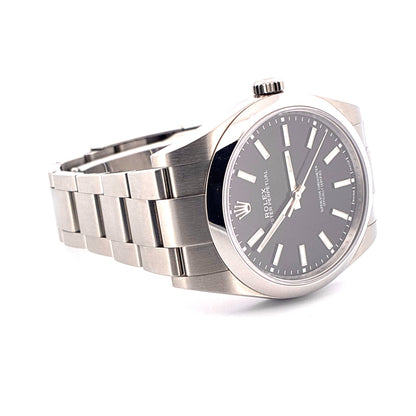 Rolex Oyster Perpetual 39 / Full-Set / 2017 / Black