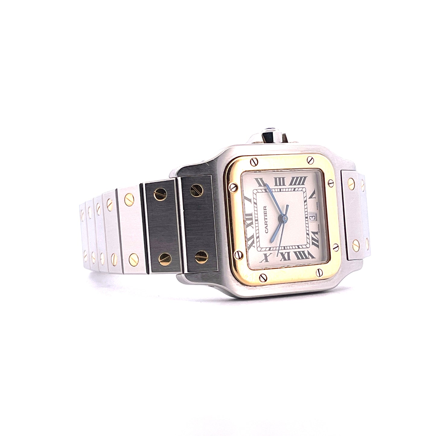Cartier - Santos Galbée Large Model 29 x 41 Quarz / Full Set / Unpolished -1999 (Germany)- - [product_sku]