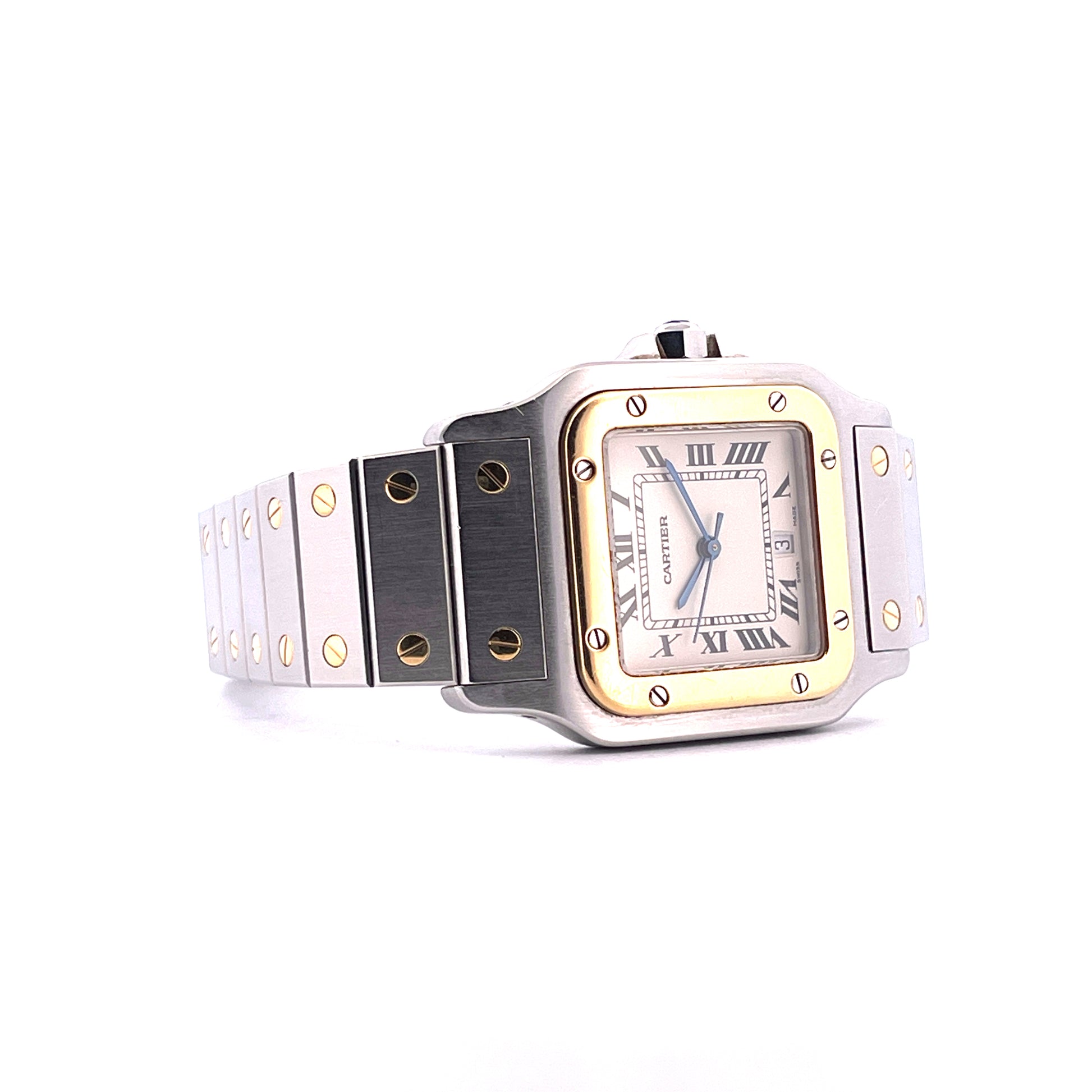 Cartier - Santos Galbée Large Model 29 x 41 Quarz / Full Set / Unpolished -1999 (Germany)- - [product_sku]