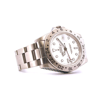 Rolex Explorer II Polar White 16570 (1998) / Rolex Service 2025