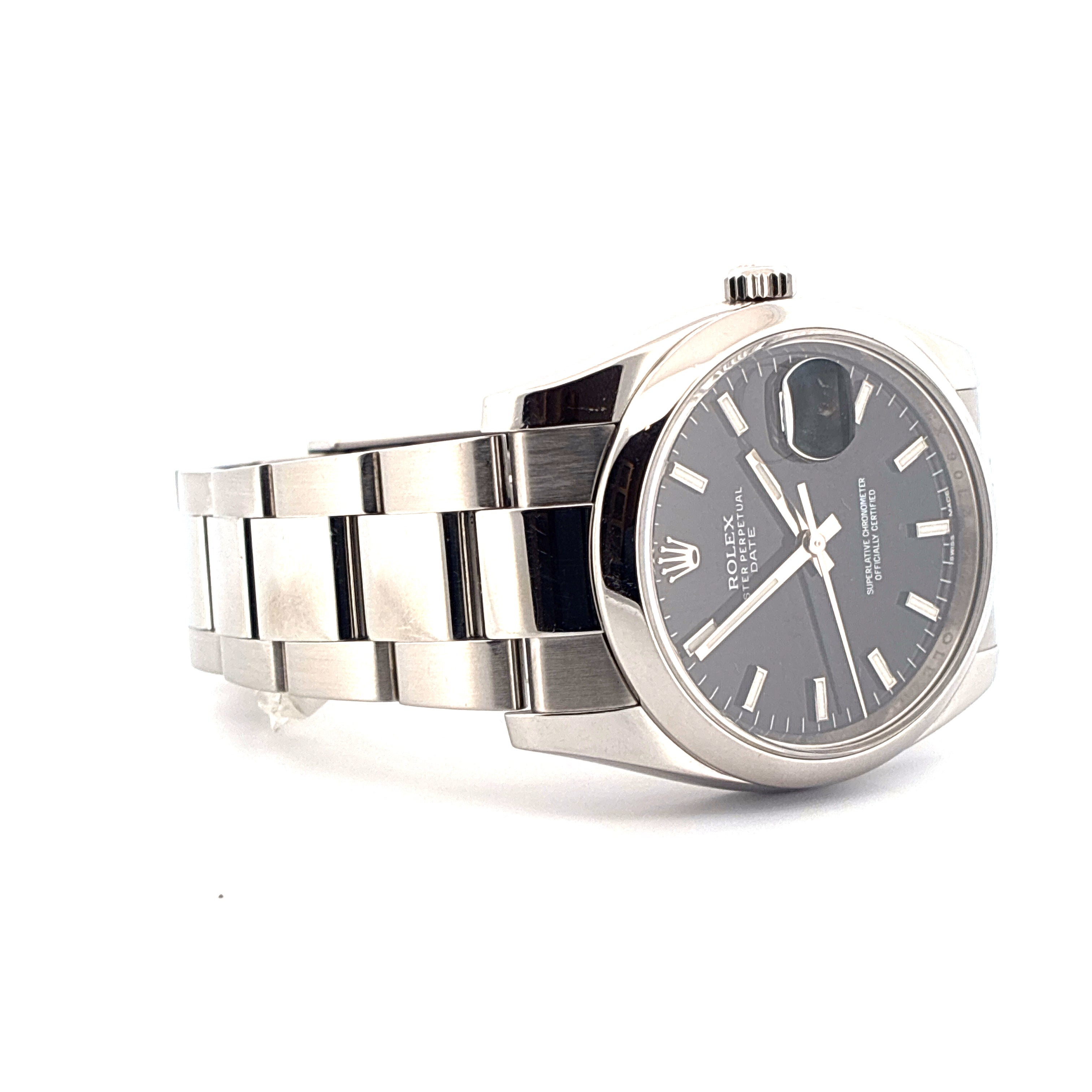 Oyster Perpetual Date / Black Dial / Watch Only / internal Service 2025