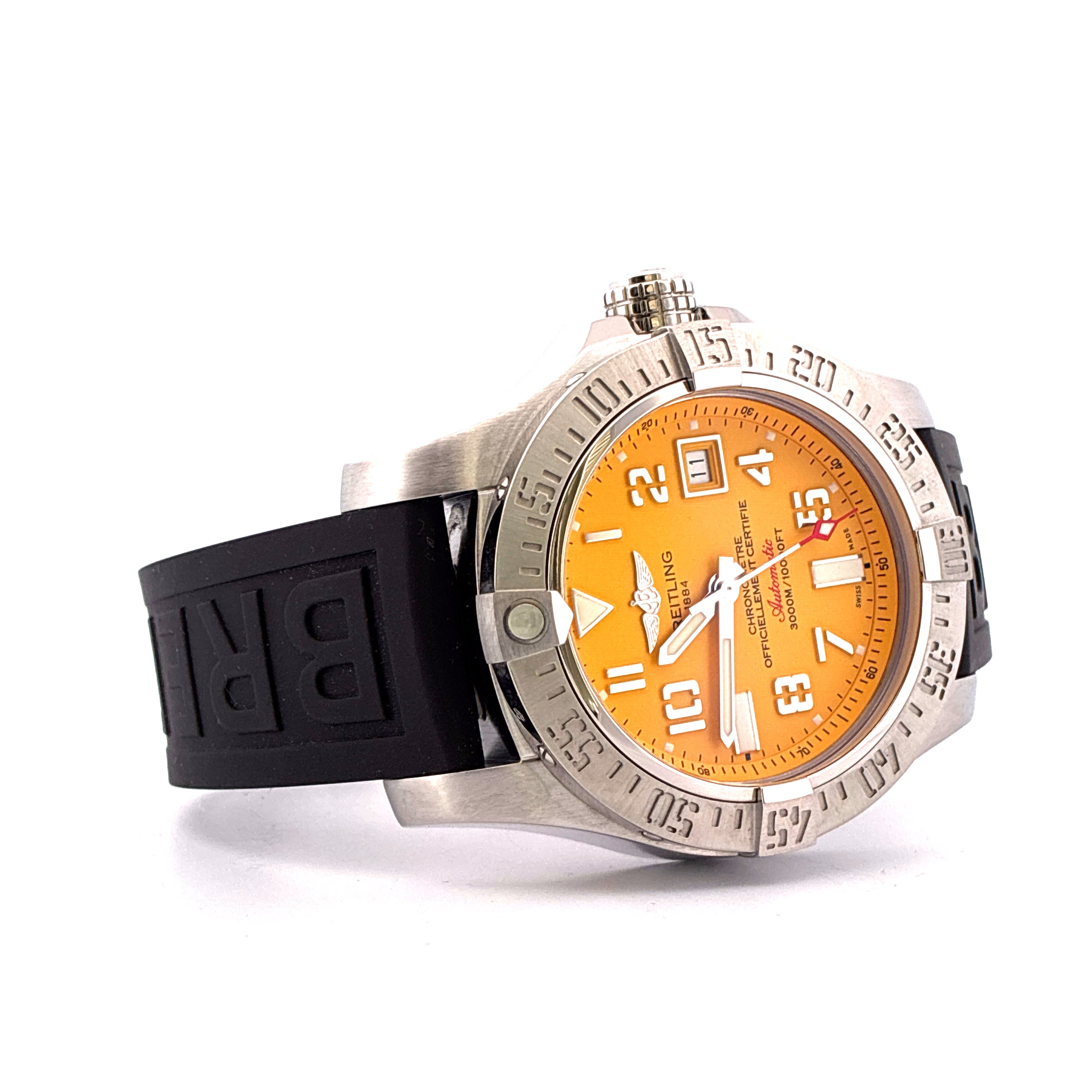 Avenger II Seawolf Yellow Dial / Rubber Strap / automatic / Full Set / very good Condition / Germany 2013