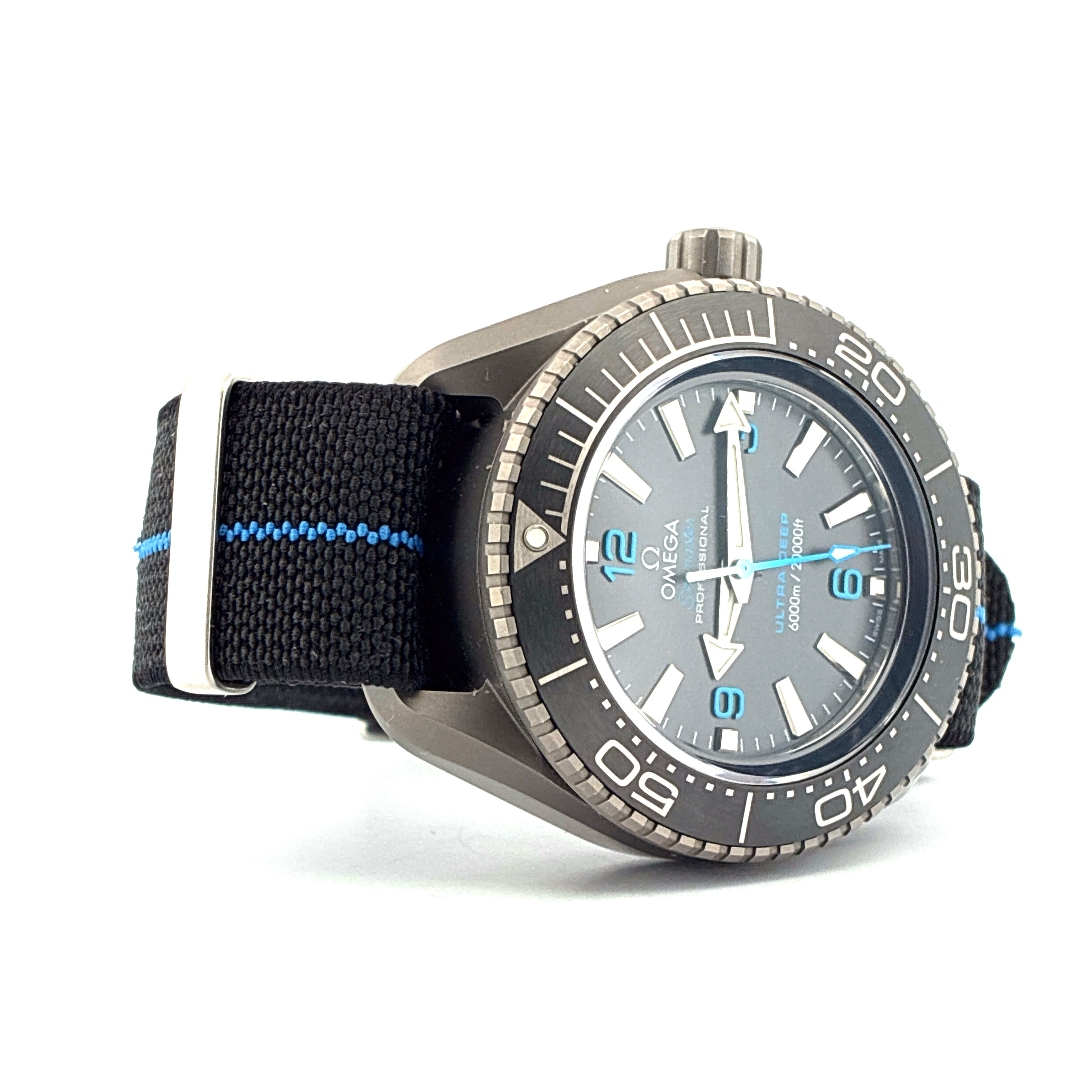 Seamaster Ultra Deep 6000M / very good condt. / second streep / Titan / Full-Set 2023