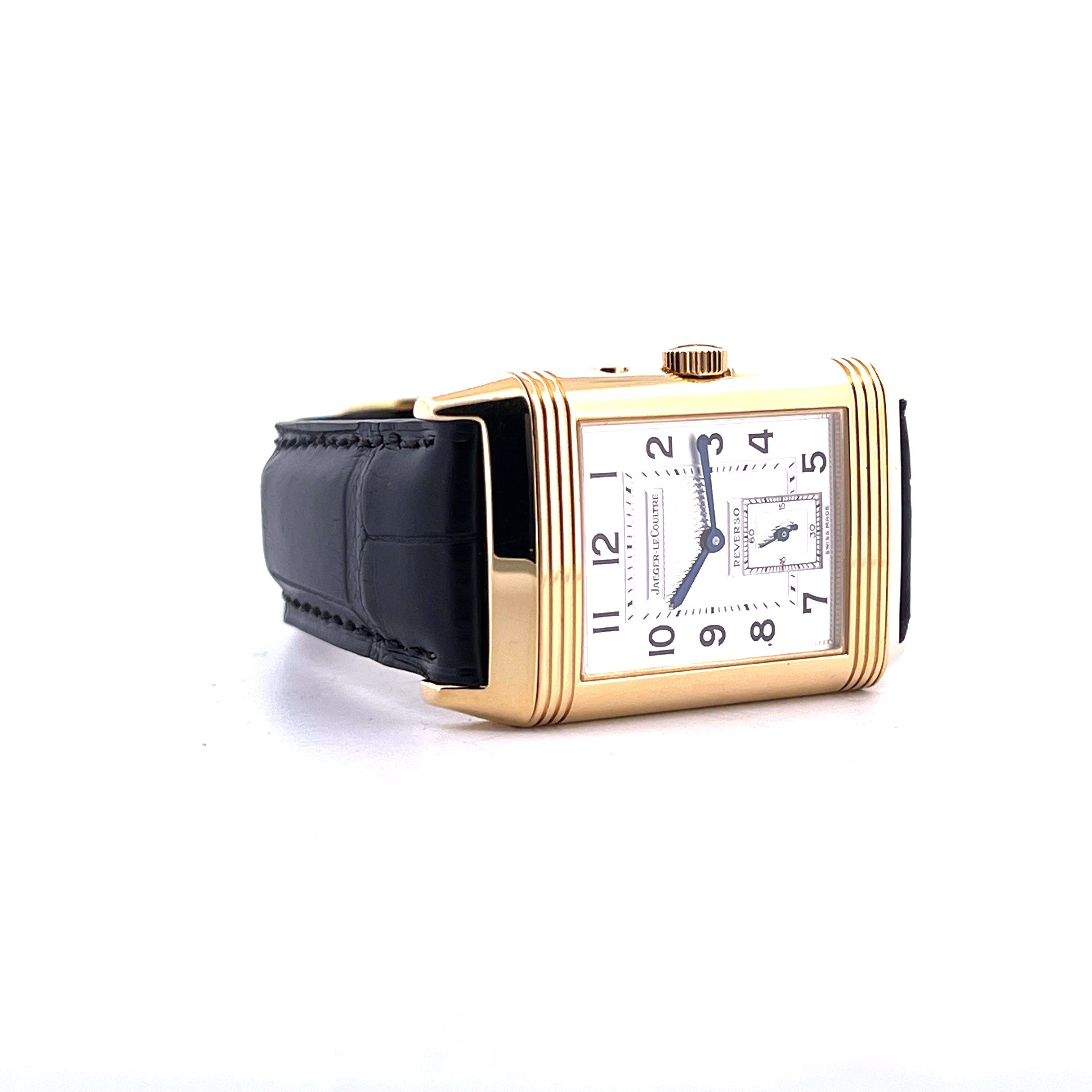 Jaeger LeCoultre - Jaeger-LeCoultre Reverso Duoface 18kt YG (Service 2024) - Juwelier Spliedt