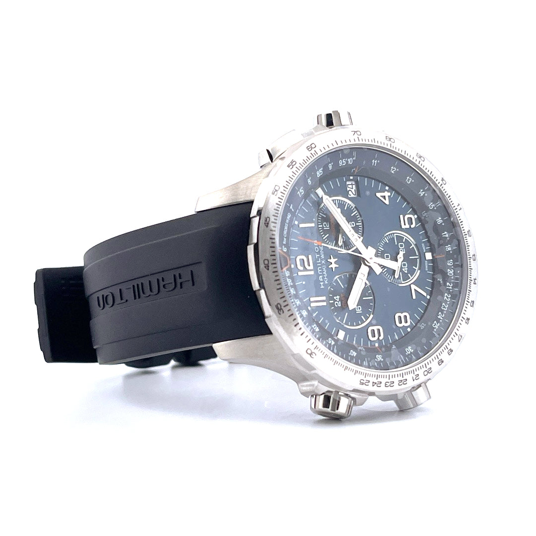 Hamilton - Hamilton X-wind Gmt Chrono Quartz Khaki Aviation  - [product_sku]