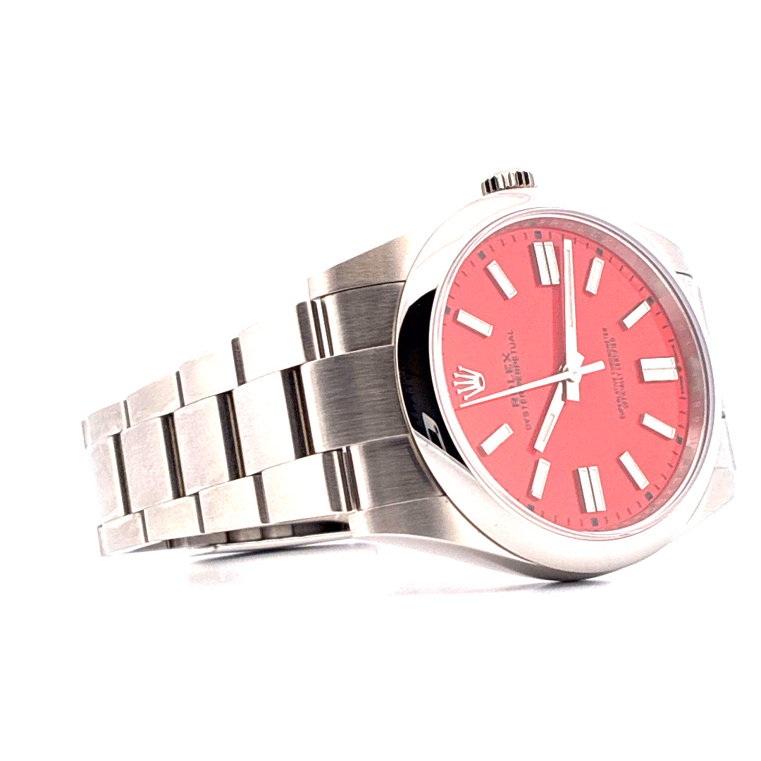 Oyster Perpetual 41 Coral Red / ungetragen / Full Set (2022)