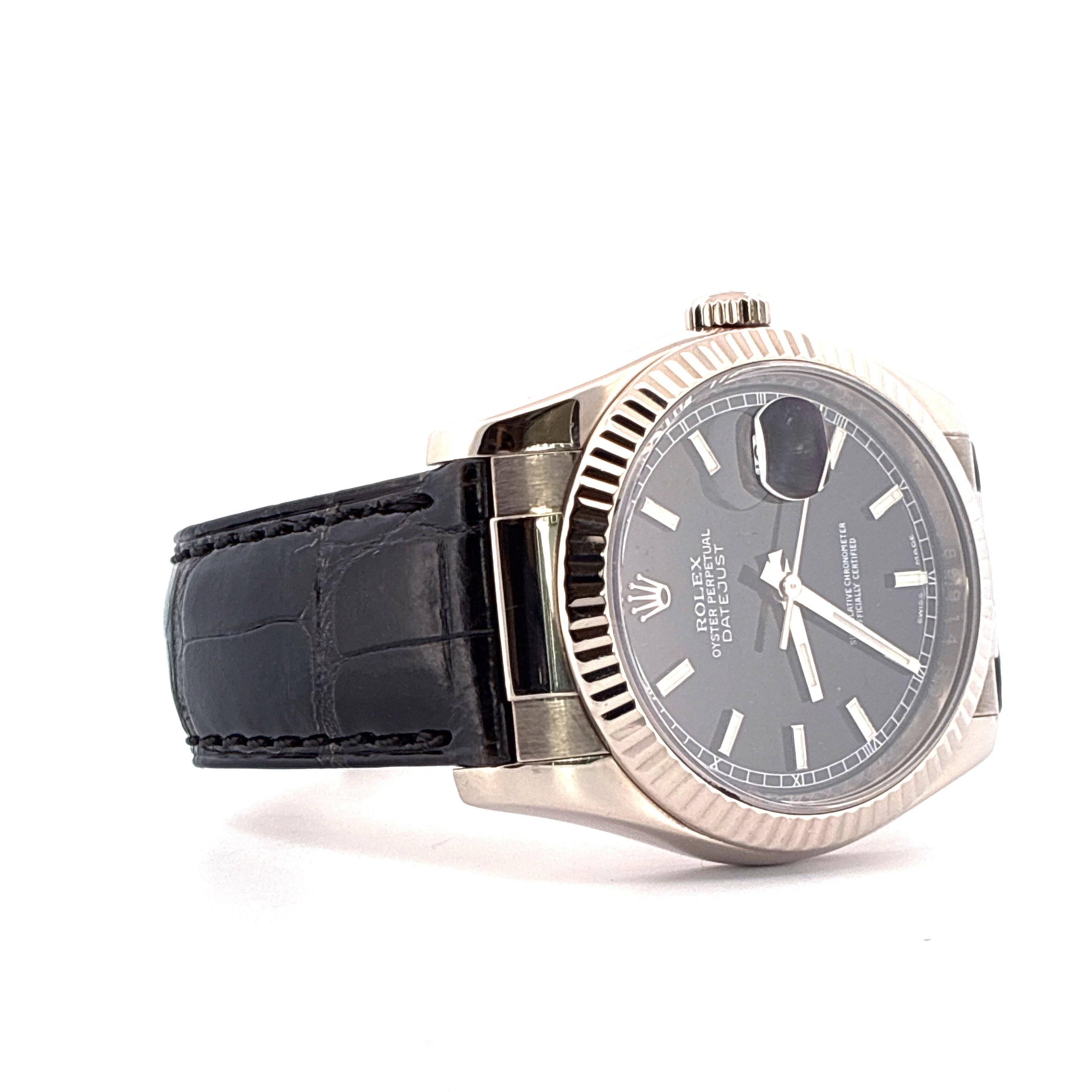 Rolex - Datejust 36 / very rare / Whitegold / Box & Papers / 2005 - [product_sku]