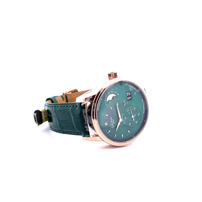 Glashütte Original - PanoMaticLunar Rosegold grün - Juwelier Spliedt - [product_ Artikelnummer]