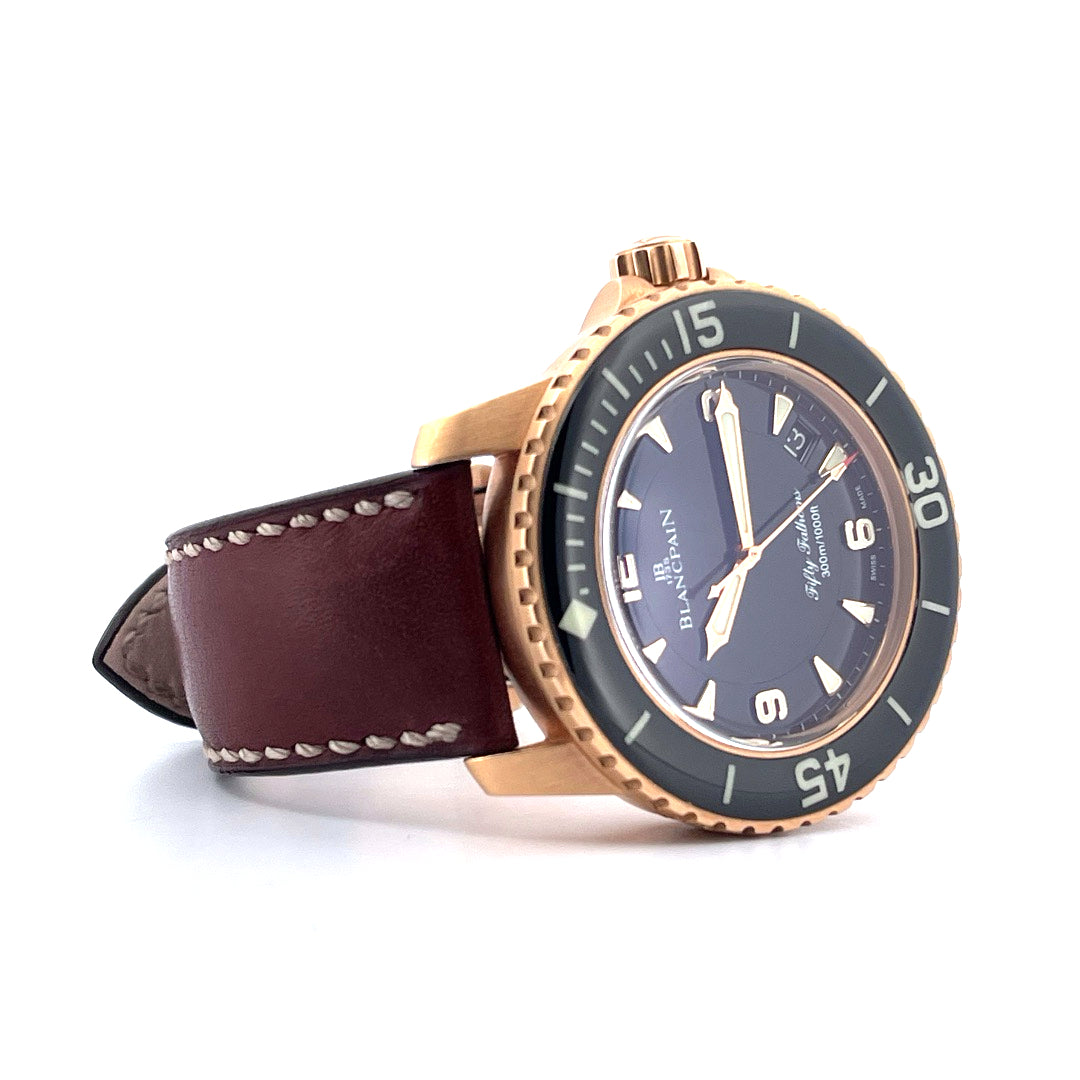 Blancpain - Fifty Fathoms 18K Rosegold Full Set / excellent condition / on stock / 2012 - [product_sku]