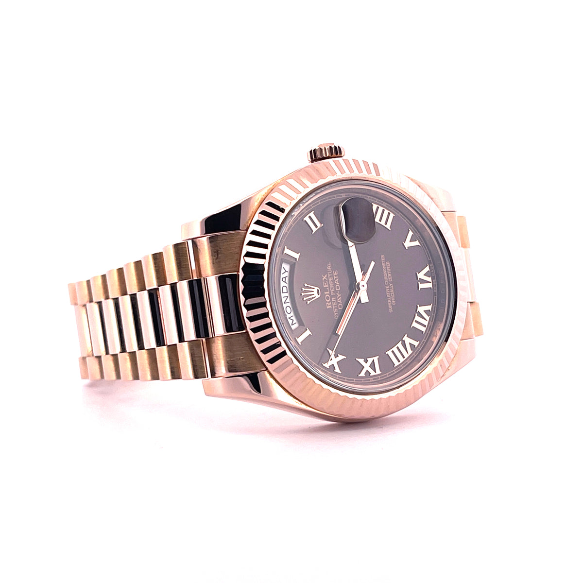 Day-Date II Brown Dial 218235 / 41 mm / Box and Paper / 2015