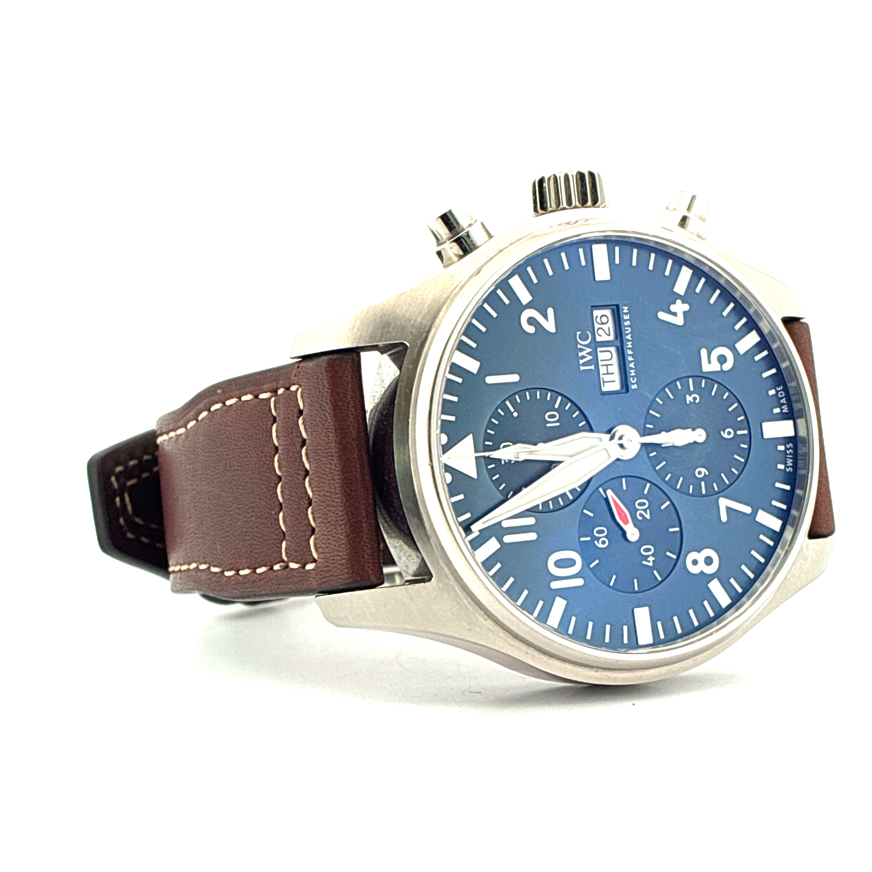 Fliegeruhr Chronograph Pilot / new strap / very good condt. / Full-Set / 2020