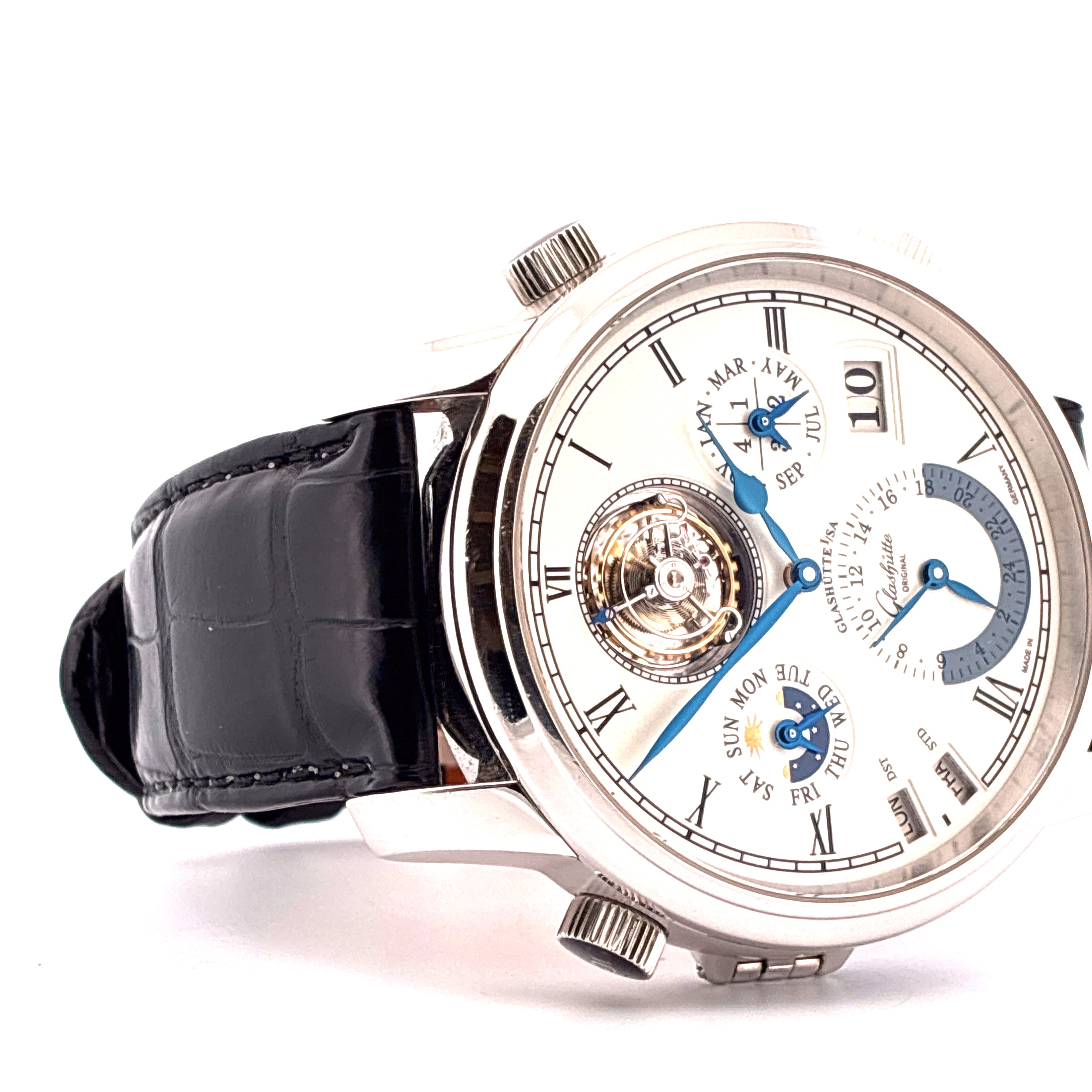 Grande Cosmopolite Tourbillon / Limited Edition of 25 / Platinum / Watch Winder Premium Set / on stock / folding clasp / 2020
