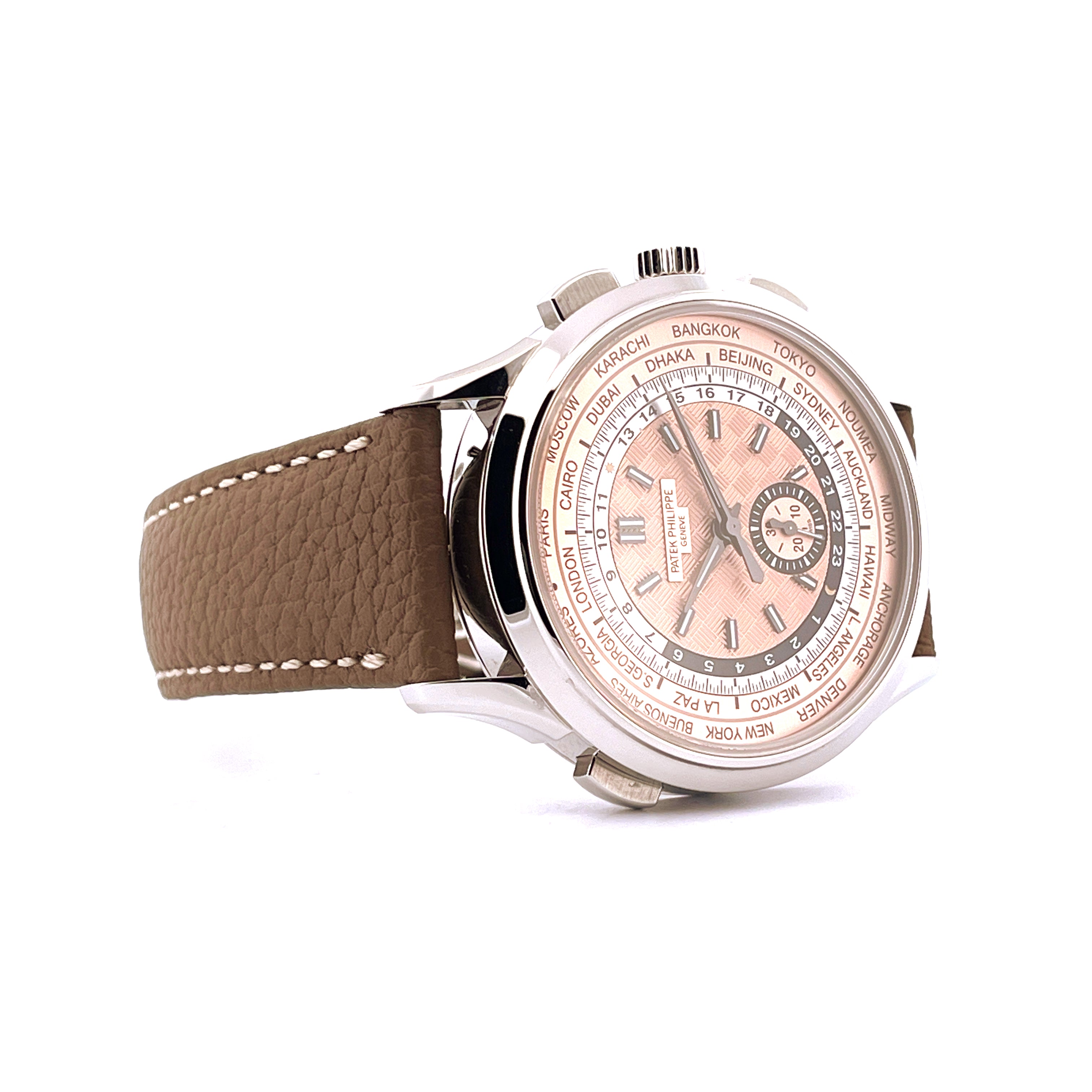 Patek Philippe - Patek Philippe World Time Chrono Flyback Salmon - [product_sku]