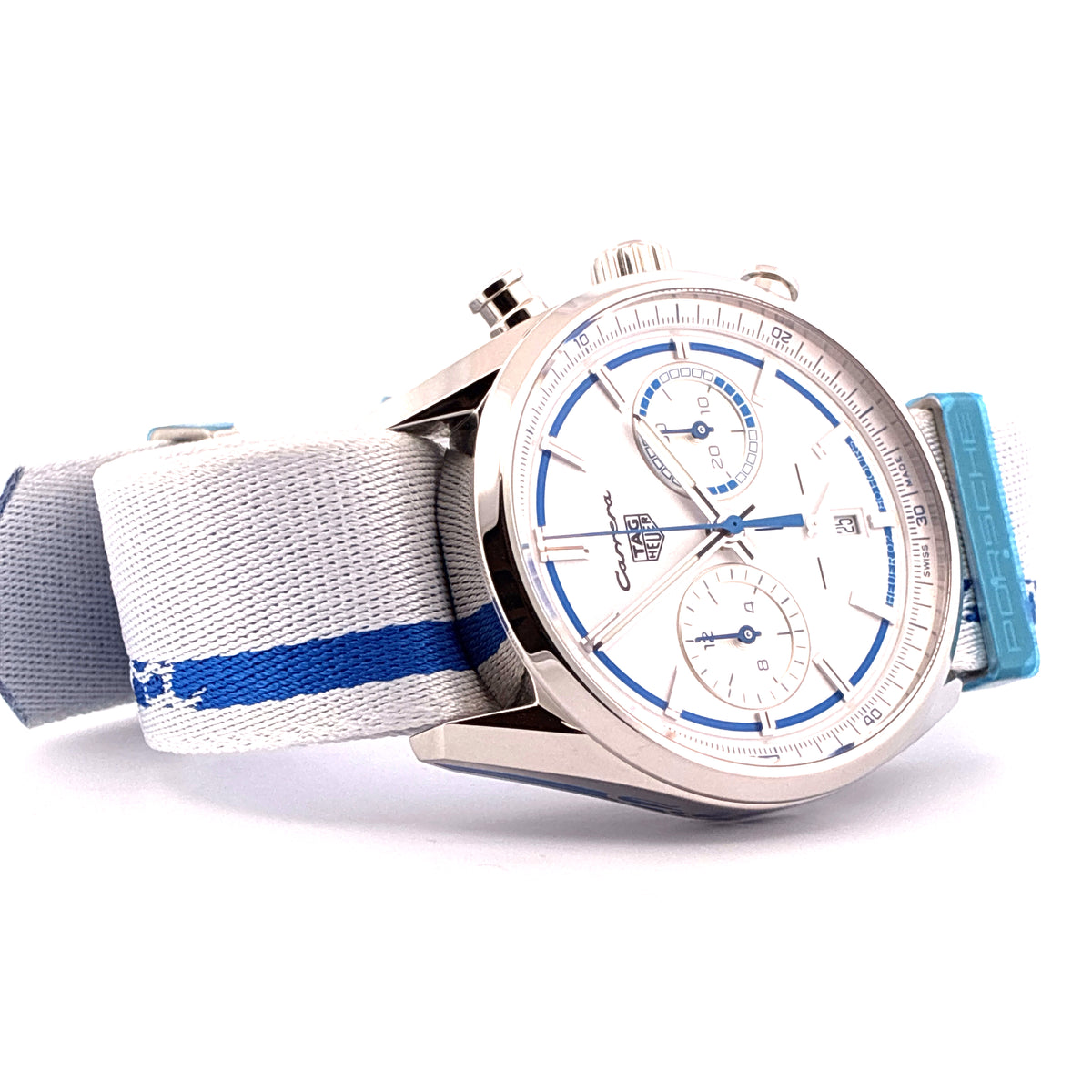 Carrera Porsche Chronograph Special Edition / Unworn / Very Rare / 2nd Strap / Sticker / Limited Edition / 1 of 500 / Full-Set / 2022