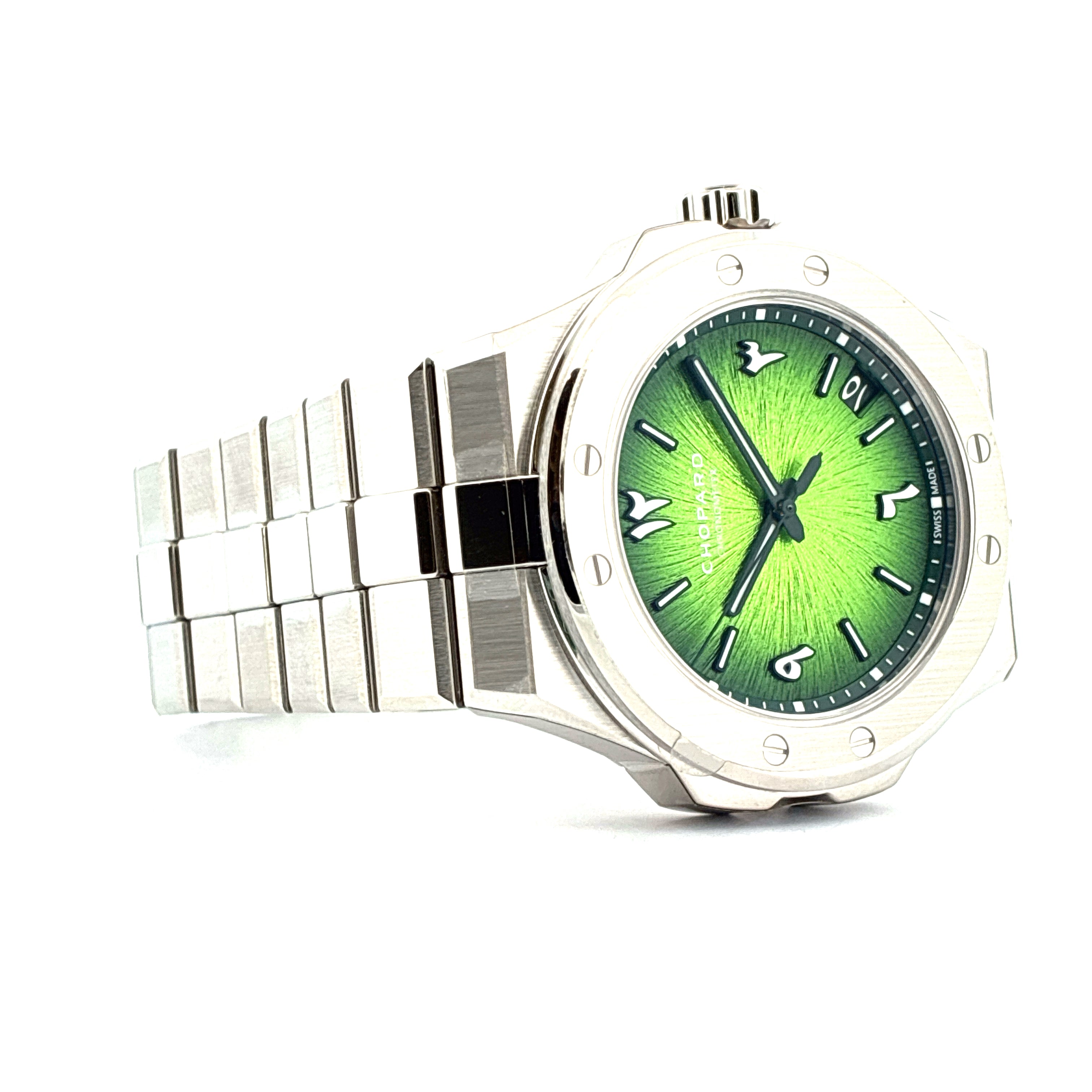 Alpine Eagle / very rare / New / Stickers / Green Dial / Alfardan / Limited 50 / Arabic Dial / Full-Set / 2025