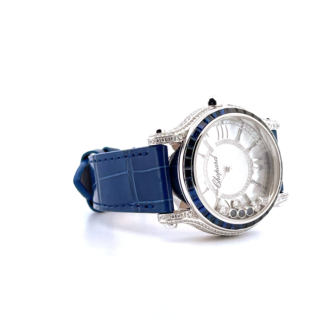 Chopard - Happy Sport / MOP Dial / Chopard Certificate of authenticity /Service 2026/ Whitegold / Box / Retail Price EUR 104.500,00 - [product_sku]