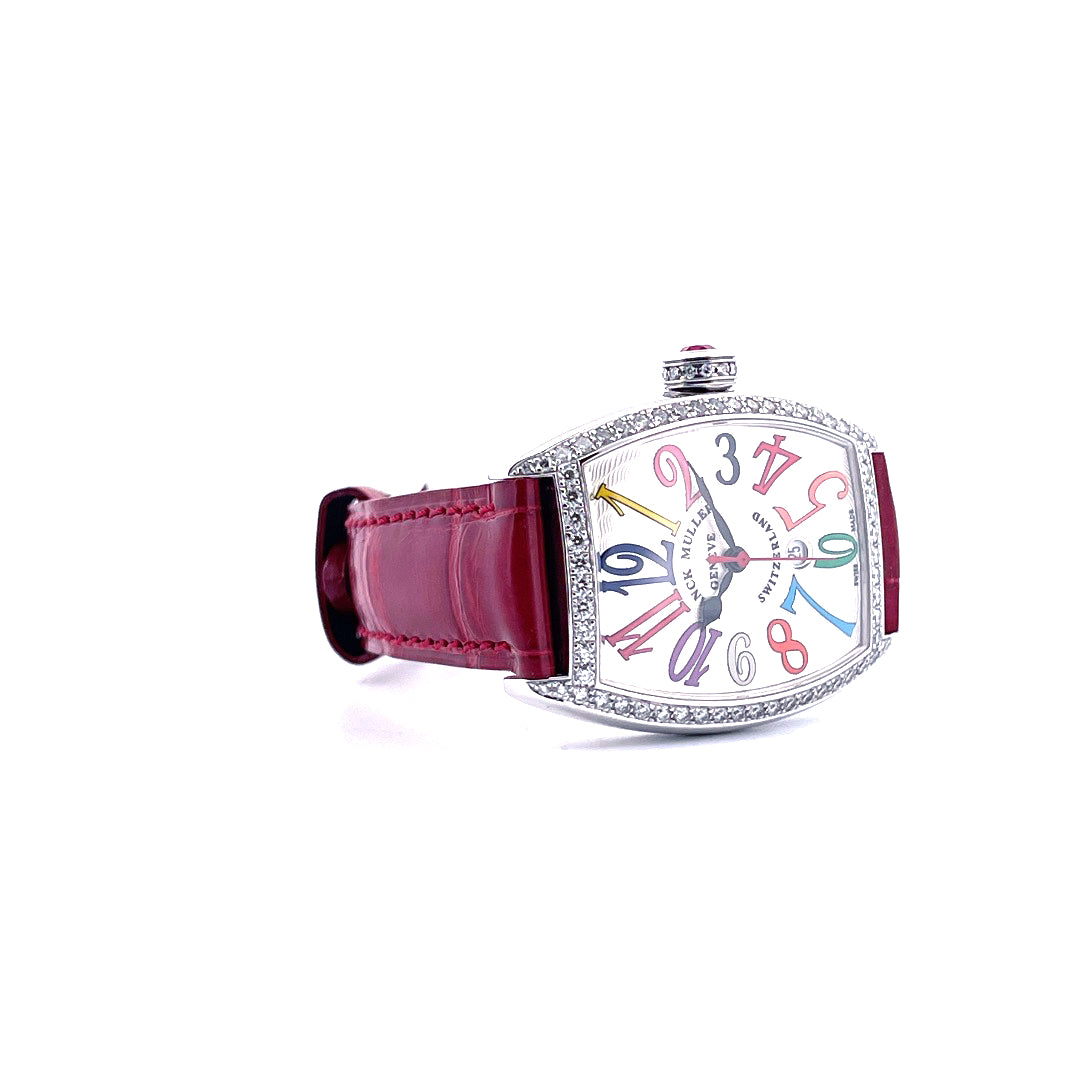 Franck Muller - Color Dreams Cintrée Curvex - Color of Dreams 1,13 ct diamonds - Juwelier Spliedt - [product_ Artikelnummer]