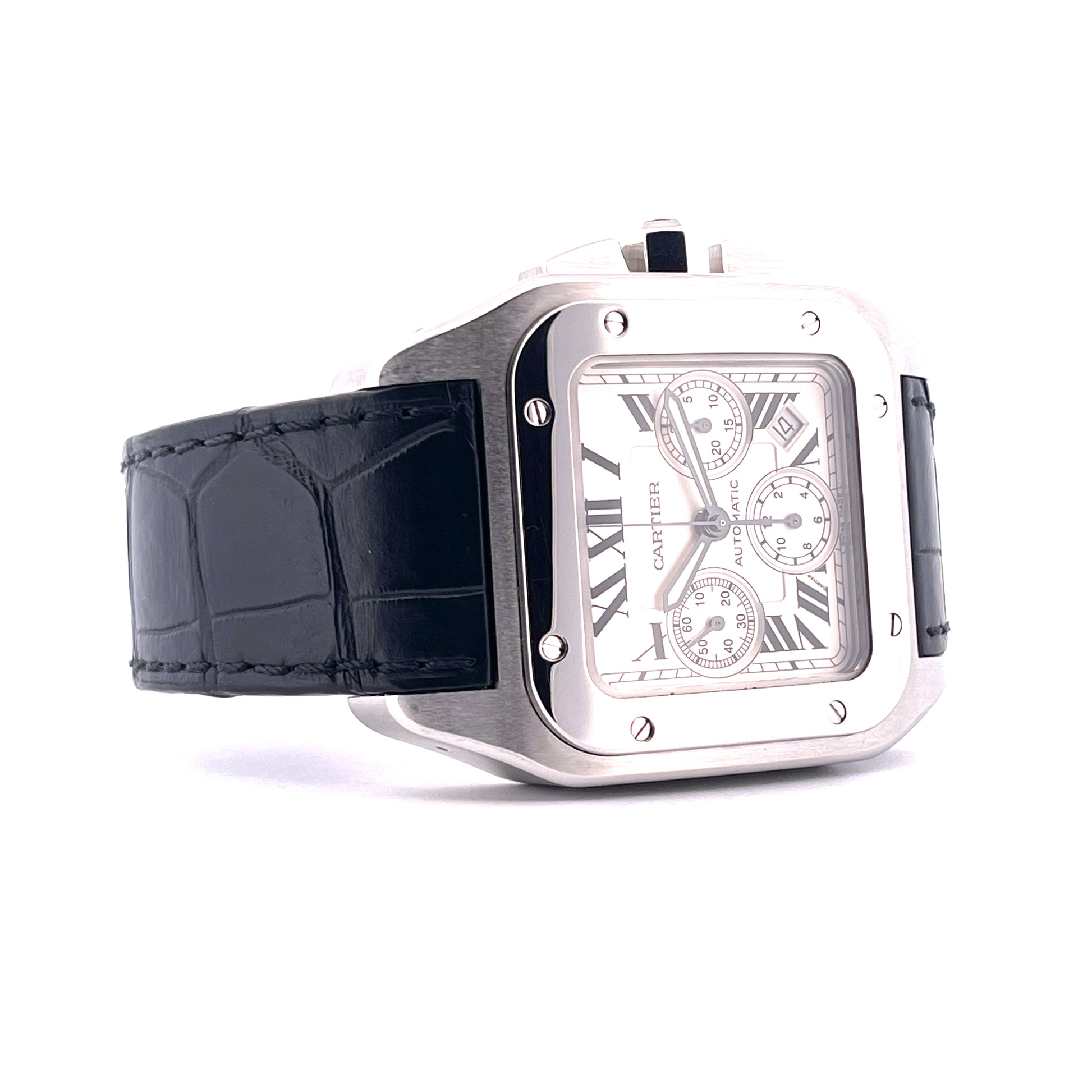 Cartier - Cartier Santos 100 Xl Chronograph (Full Set) -2008- - [product_sku]