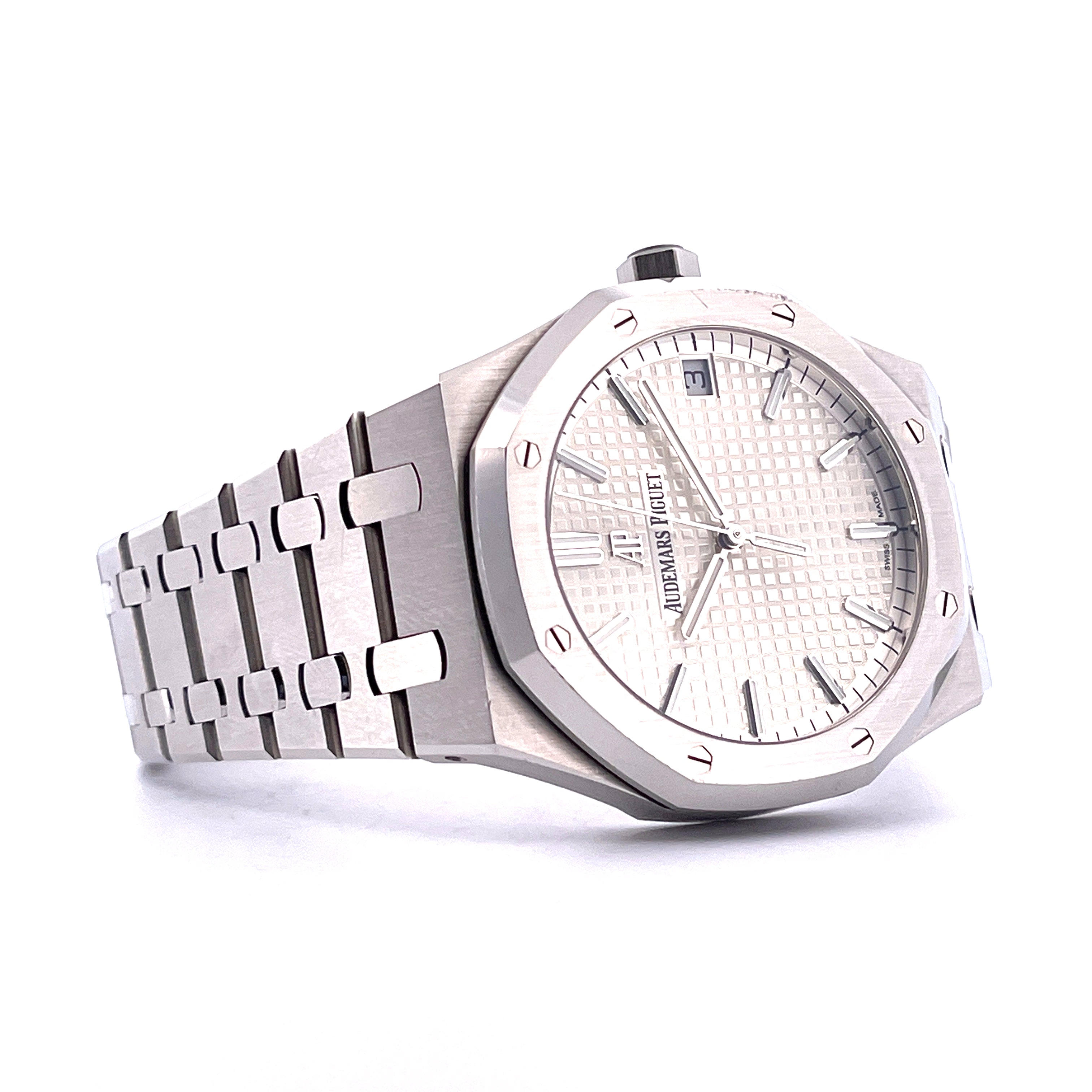 Audemars Piguet - Audemars Piguet Royal Oak 15500ST White Dial - Juwelier Spliedt