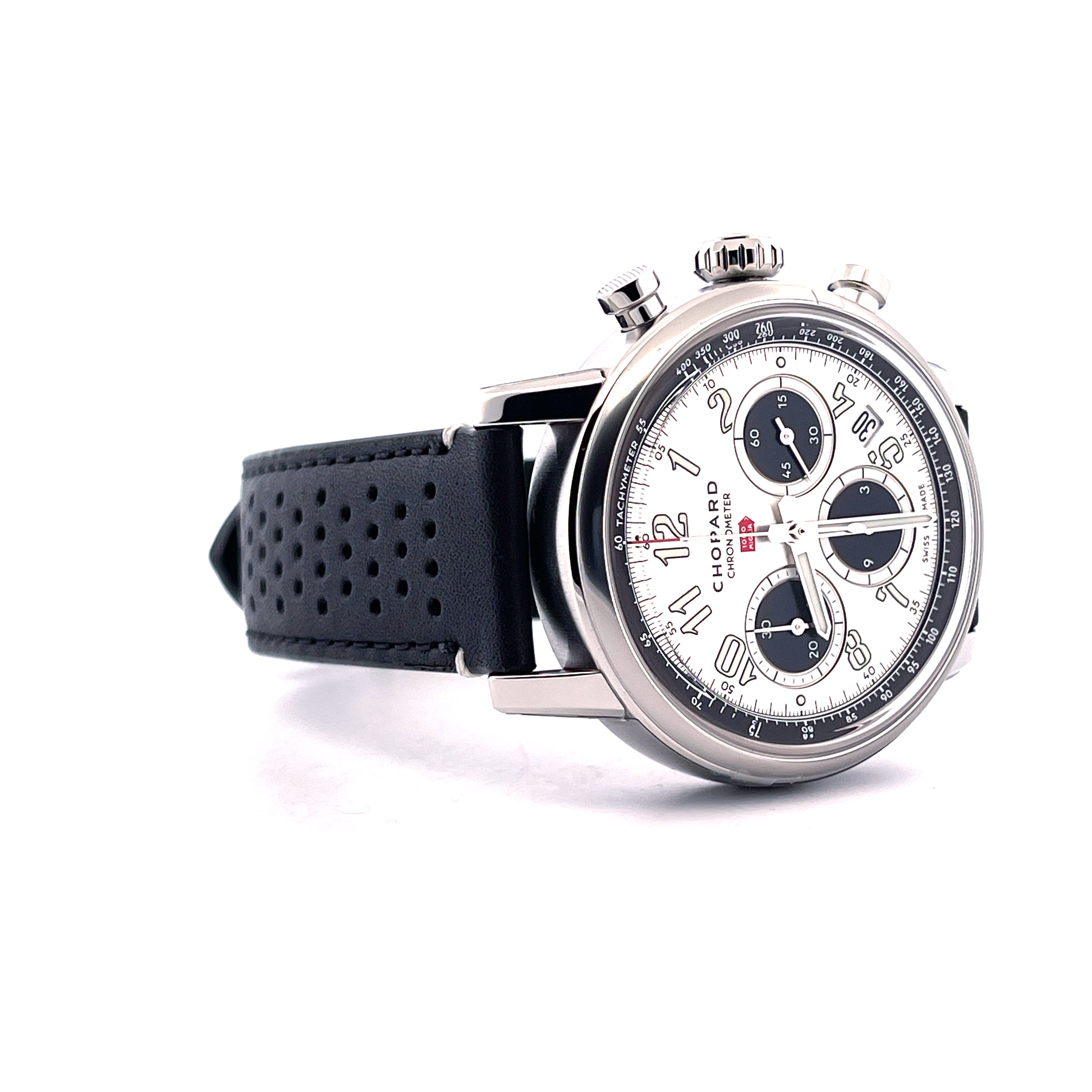 Mille Miglia Classic Chronograph Silver / premium Condition & Sticker / Germany / Full Set / like new / 2026