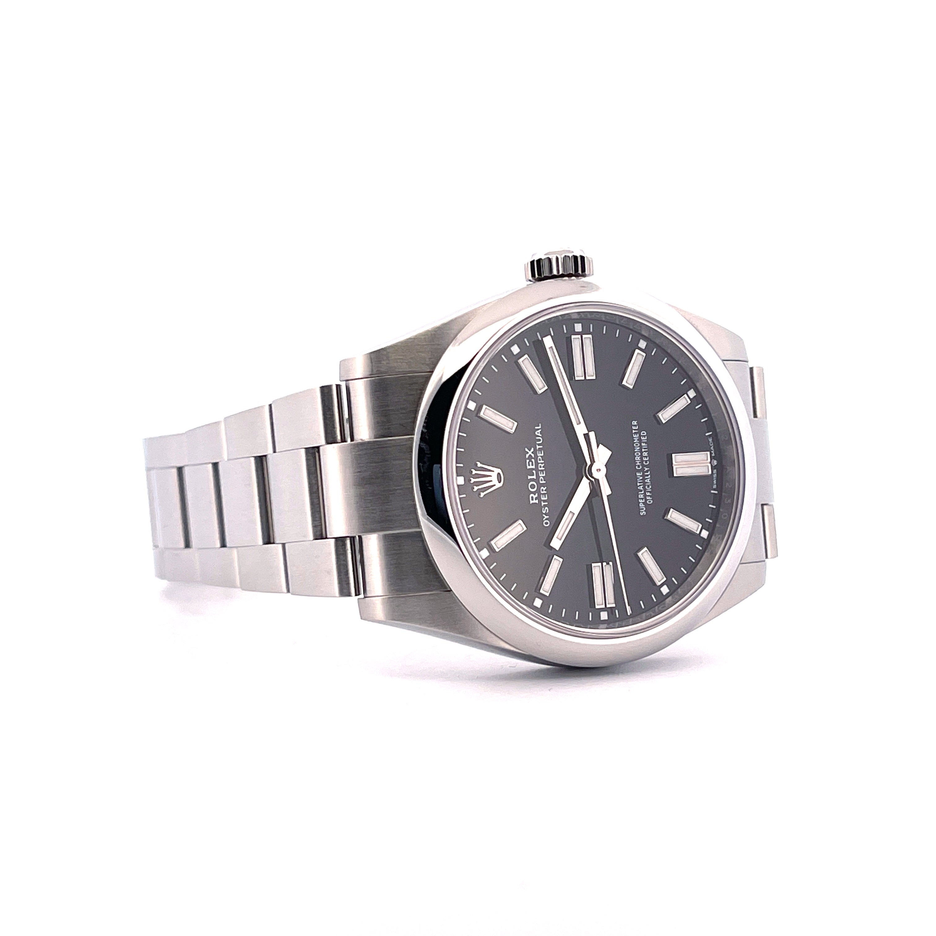 Oyster Perpetual 41 mm / 134300 / Black Dial / All Links / pretty Condt. / Box + Paper + Invoice / Germany LC100 03.2026
