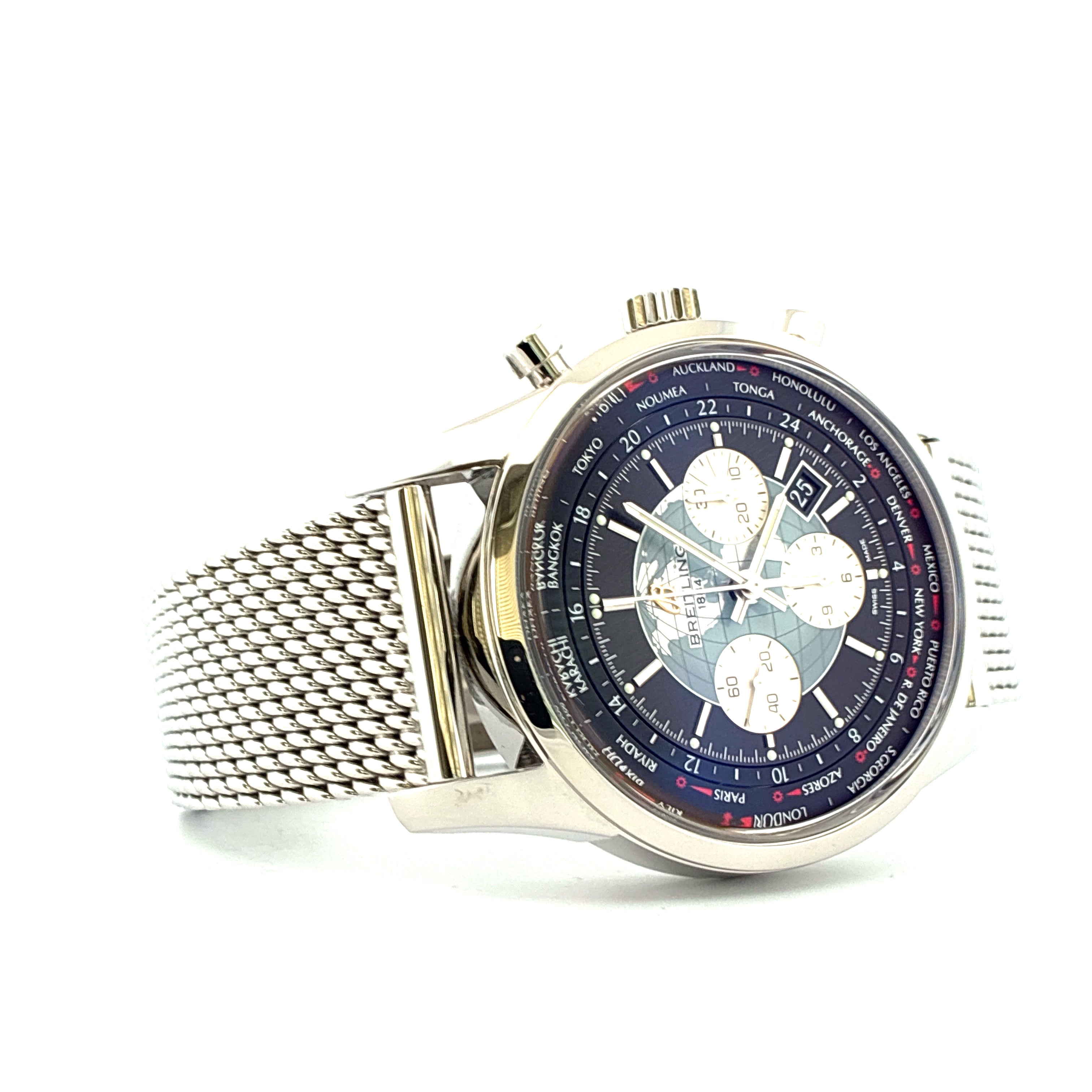 Transocean Chronograph Unitime / stainless steel / Full-Set / 2013