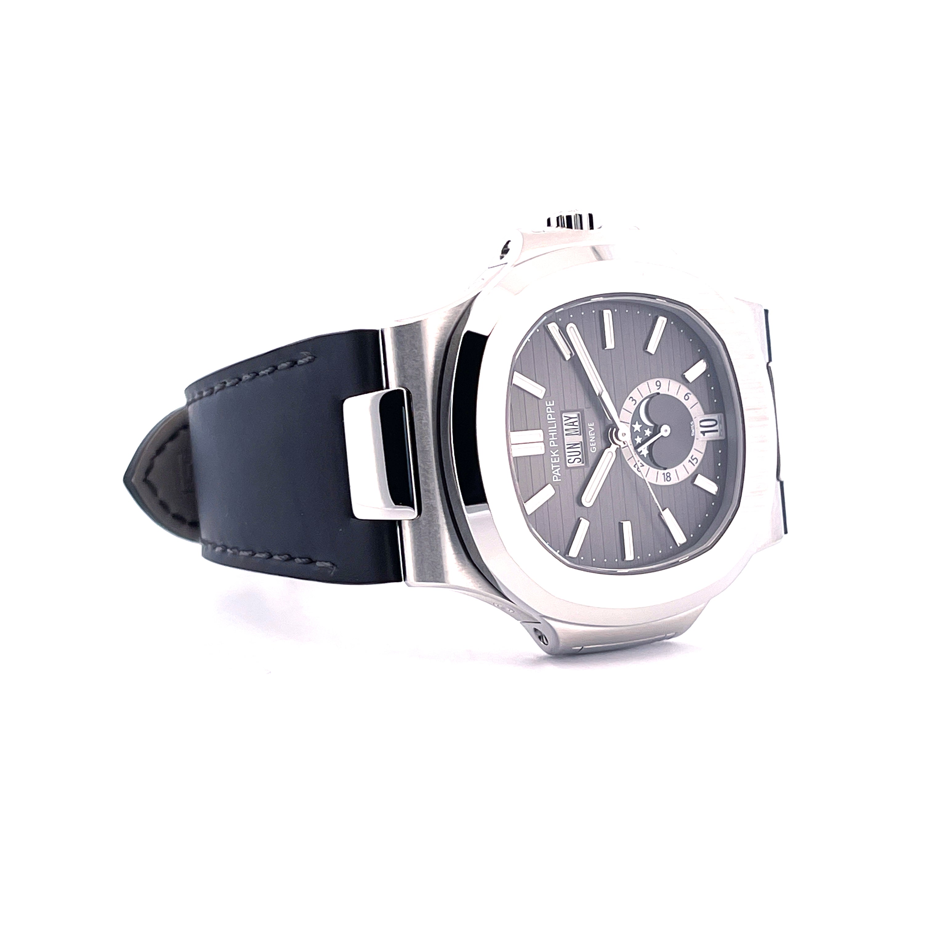 Patek Philippe - Nautilus Annual Calendar 5726A-001 / premium Condition / Full Set / second Strap / Germany / 2025 - [product_sku]