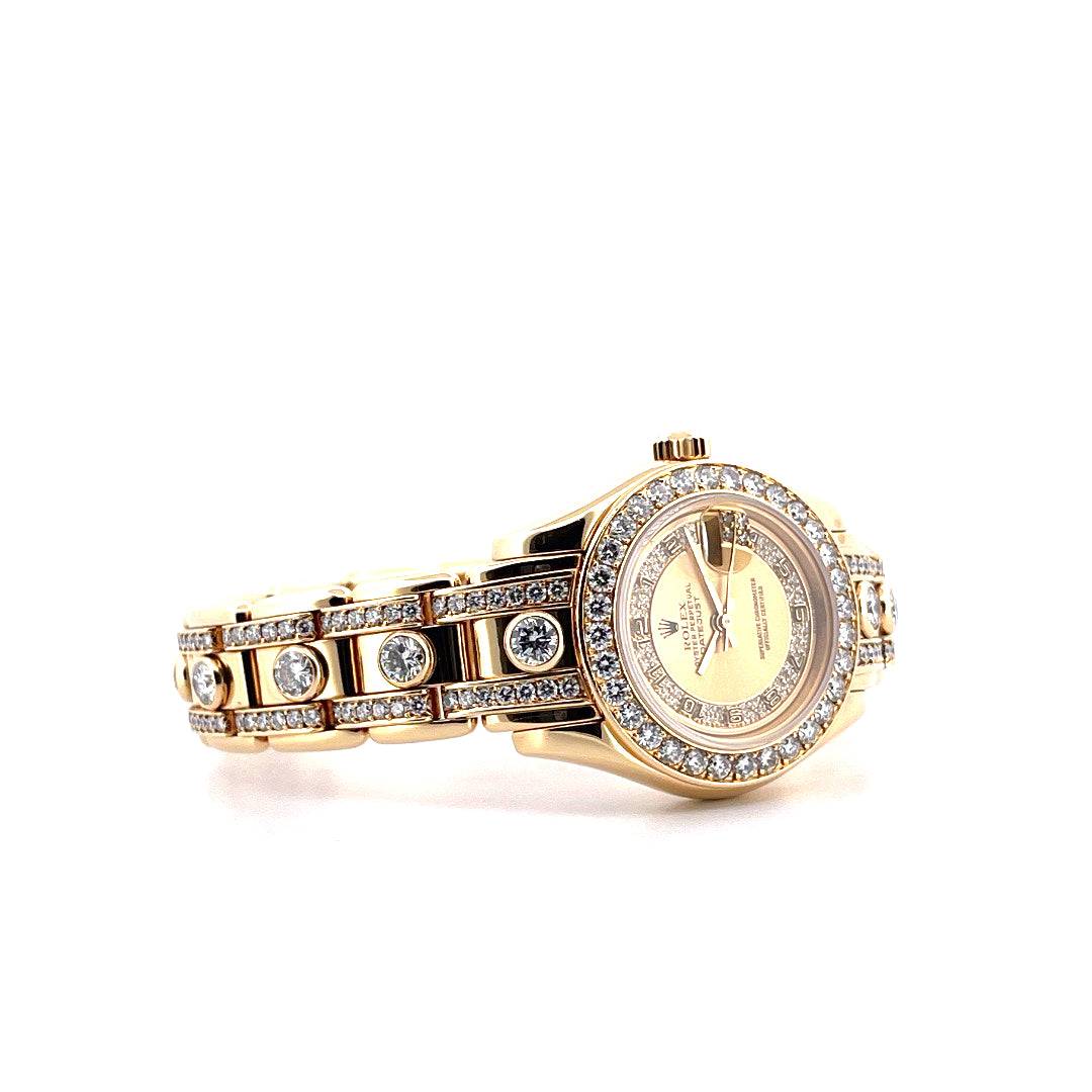 Lady Datejust 29 / Pearlmaster mit Diamant Besatz / Service 2021 / Top Set (2000)