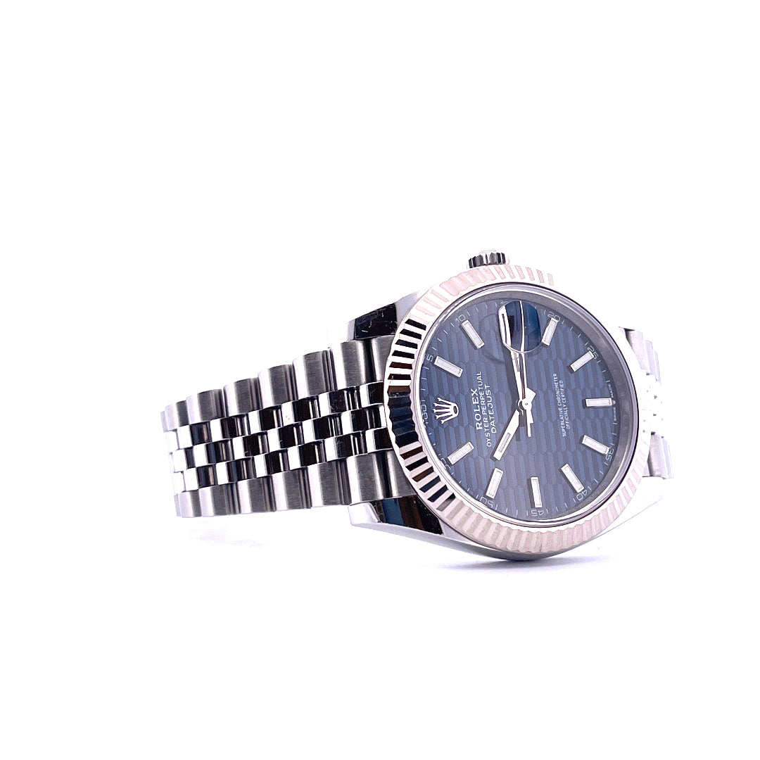Rolex - Datejust 41 Blue Dial Motif - Juwelier Spliedt - [product_ Artikelnummer]