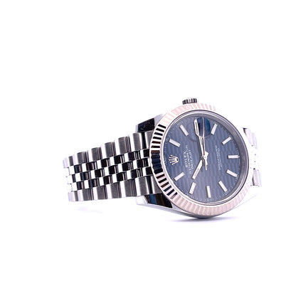 Rolex - Datejust 41 Blue Dial Motif - Juwelier Spliedt - [product_ Artikelnummer]
