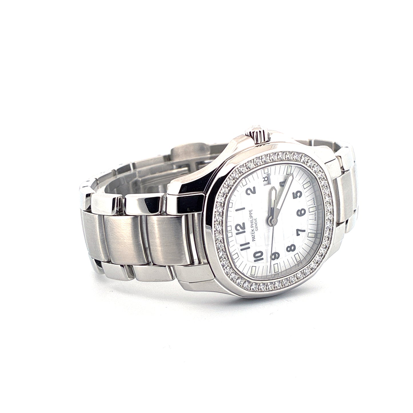 Patek Philippe Aquanaut Luce Diamond Bezel Ref. 5087/1A-010 White Dial / Box and Papers 2011