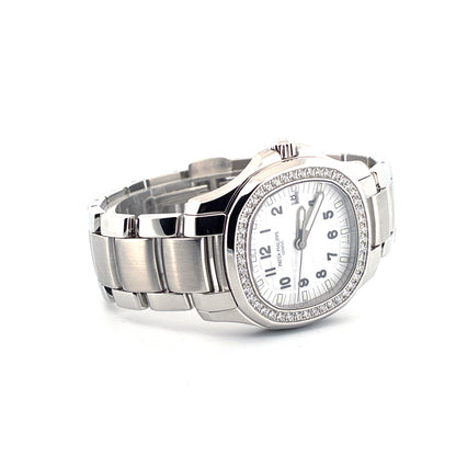 Patek Philippe Aquanaut Luce Diamond Bezel Ref. 5087/1A-010 White Dial / Box and Papers 2011
