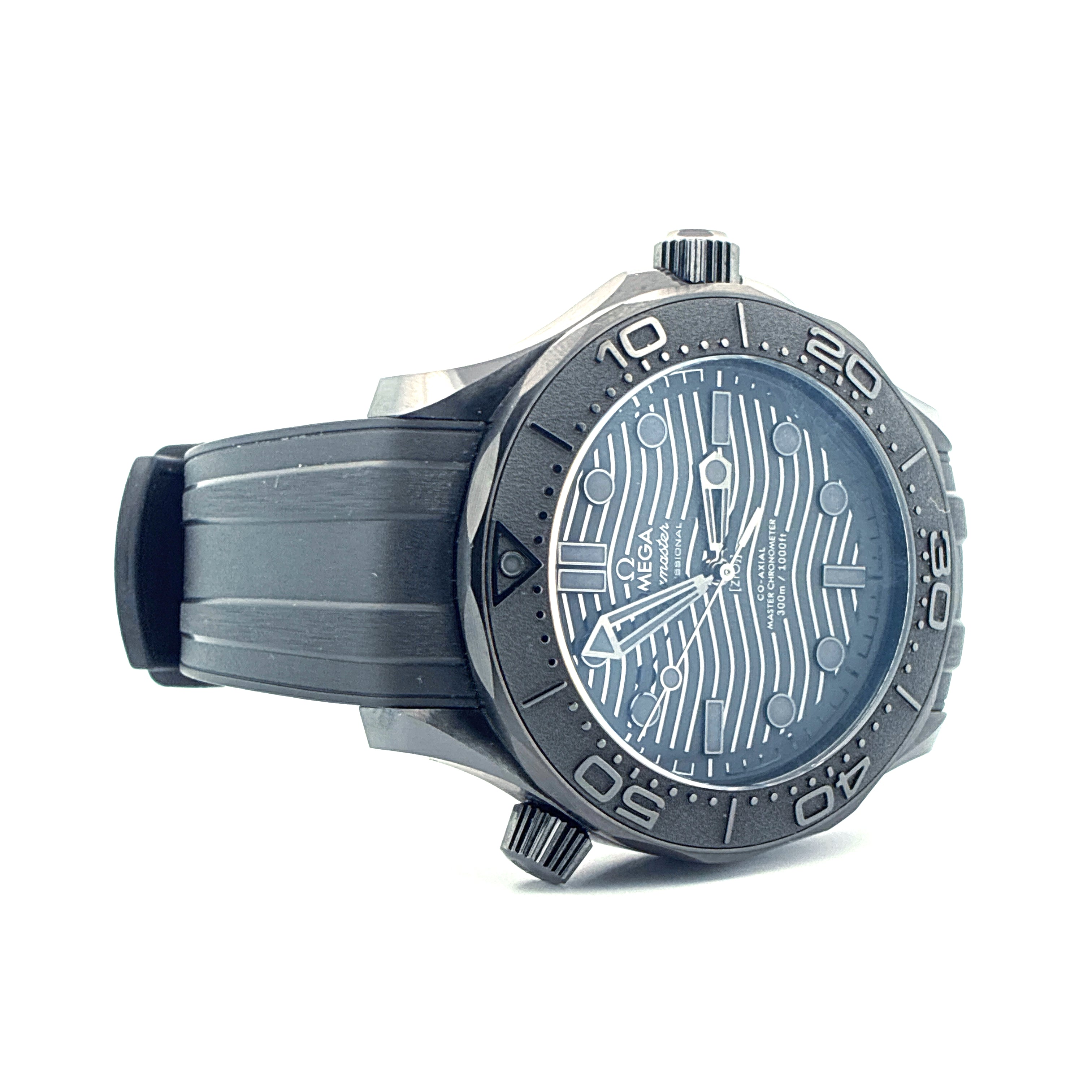 Seamaster Diver 300 M Co-Axial Master Chronometer / Black Black / Ceramic / Full-Set / 2021