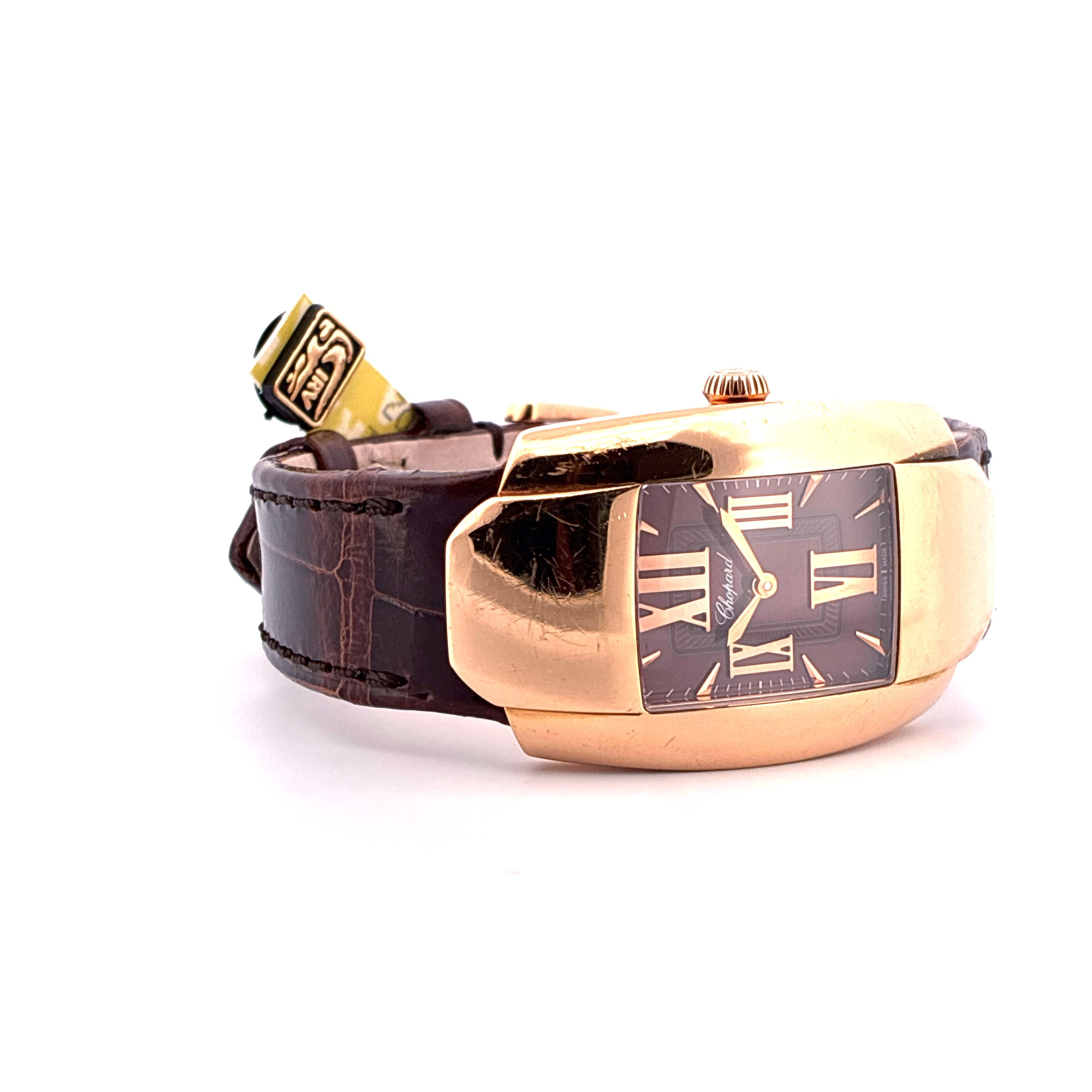 La Strada / Roségold / unworn leather strap / brown dial / Box & Papers