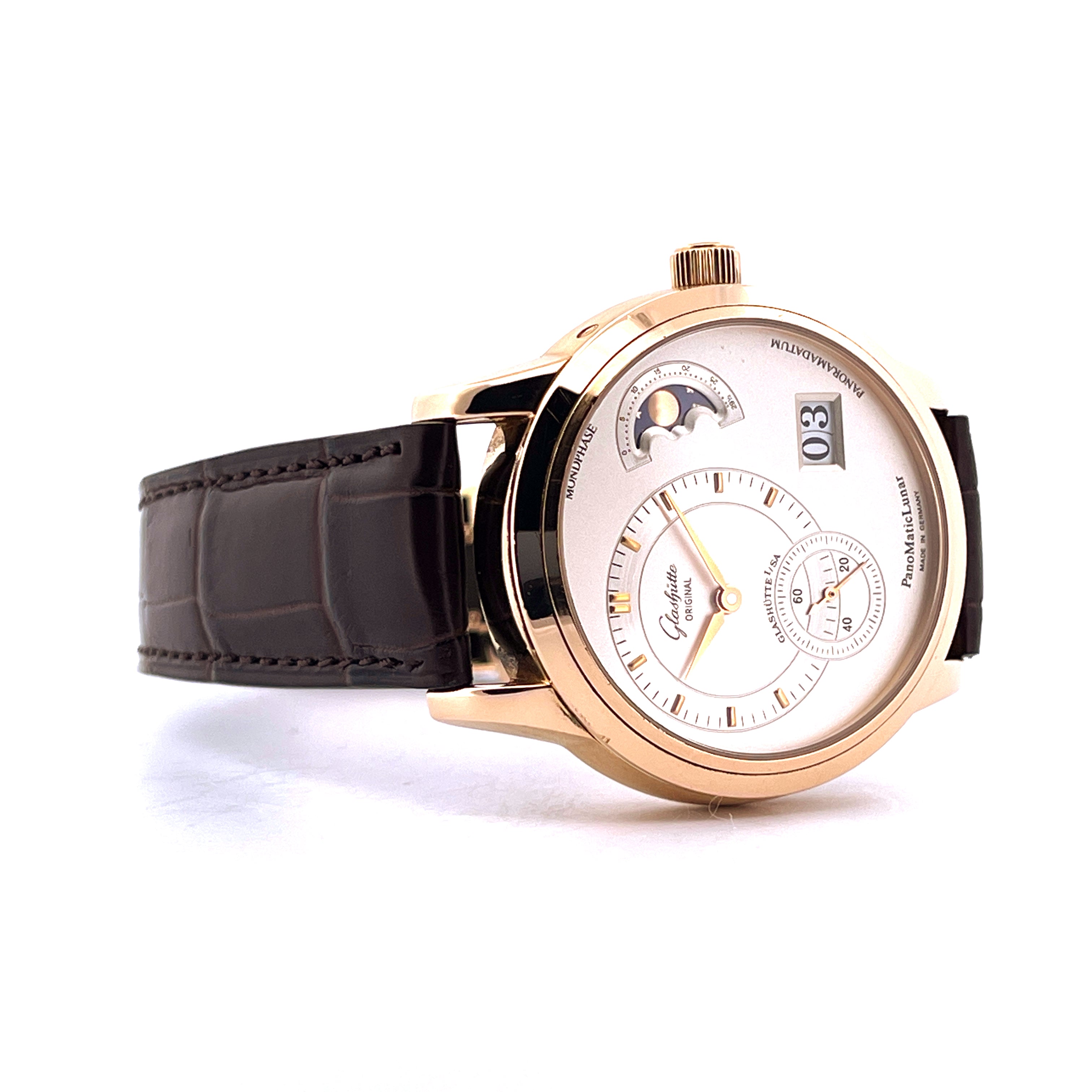 Glashütte Original - Glashütte Original PanoMaticLunar Yellowgold - Juwelier Spliedt
