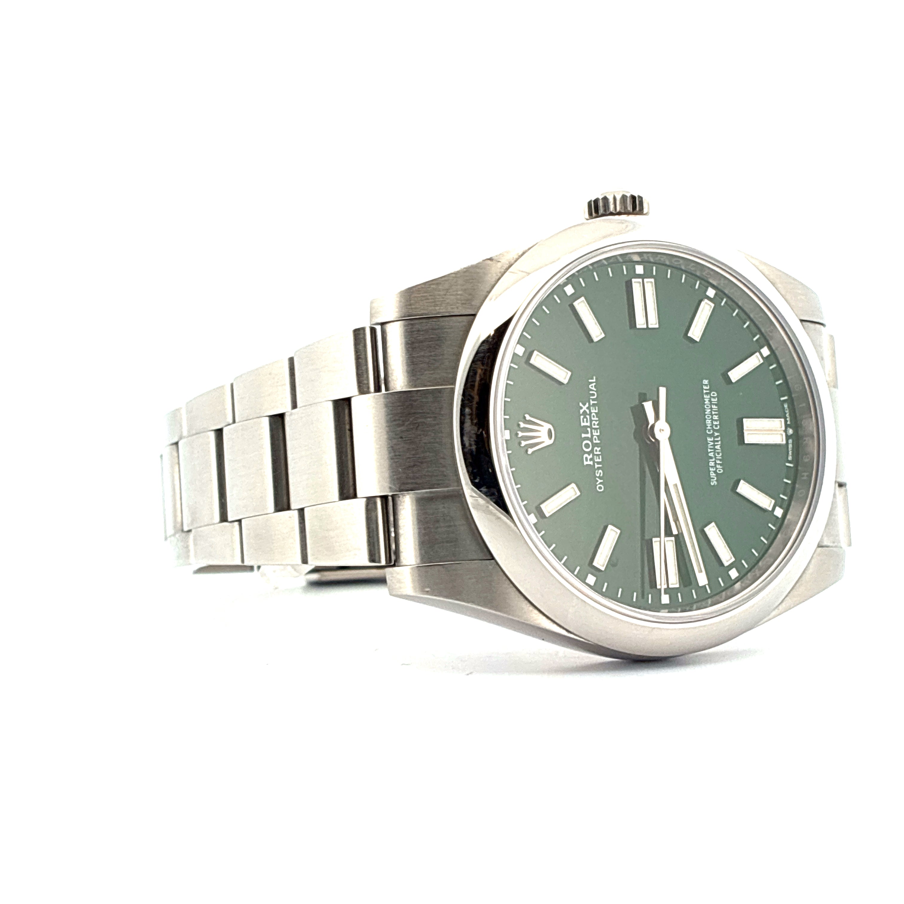 Rolex - Oyster Perpetual 41 / Green Dial / Box & Papers / 2021 - [product_sku]