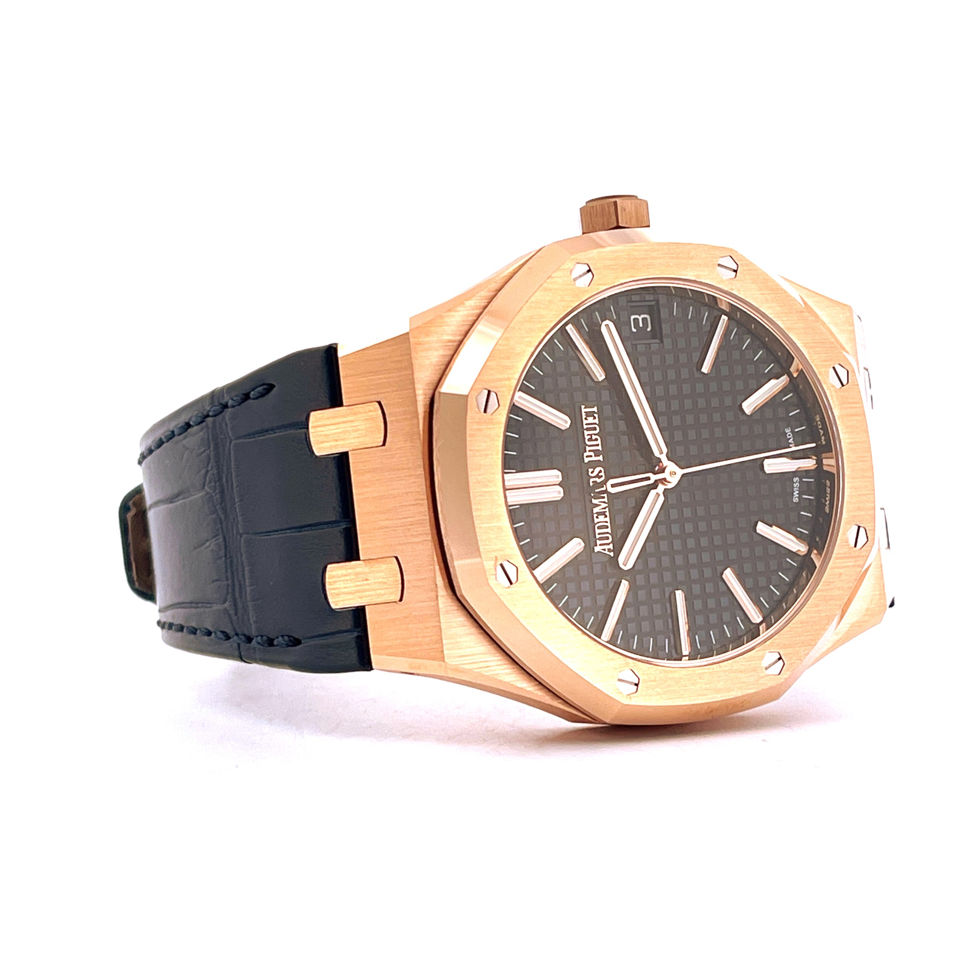 Audemars Piguet - Audemars Piguet Royal Oak Roségold BlueDial - Juwelier Spliedt
