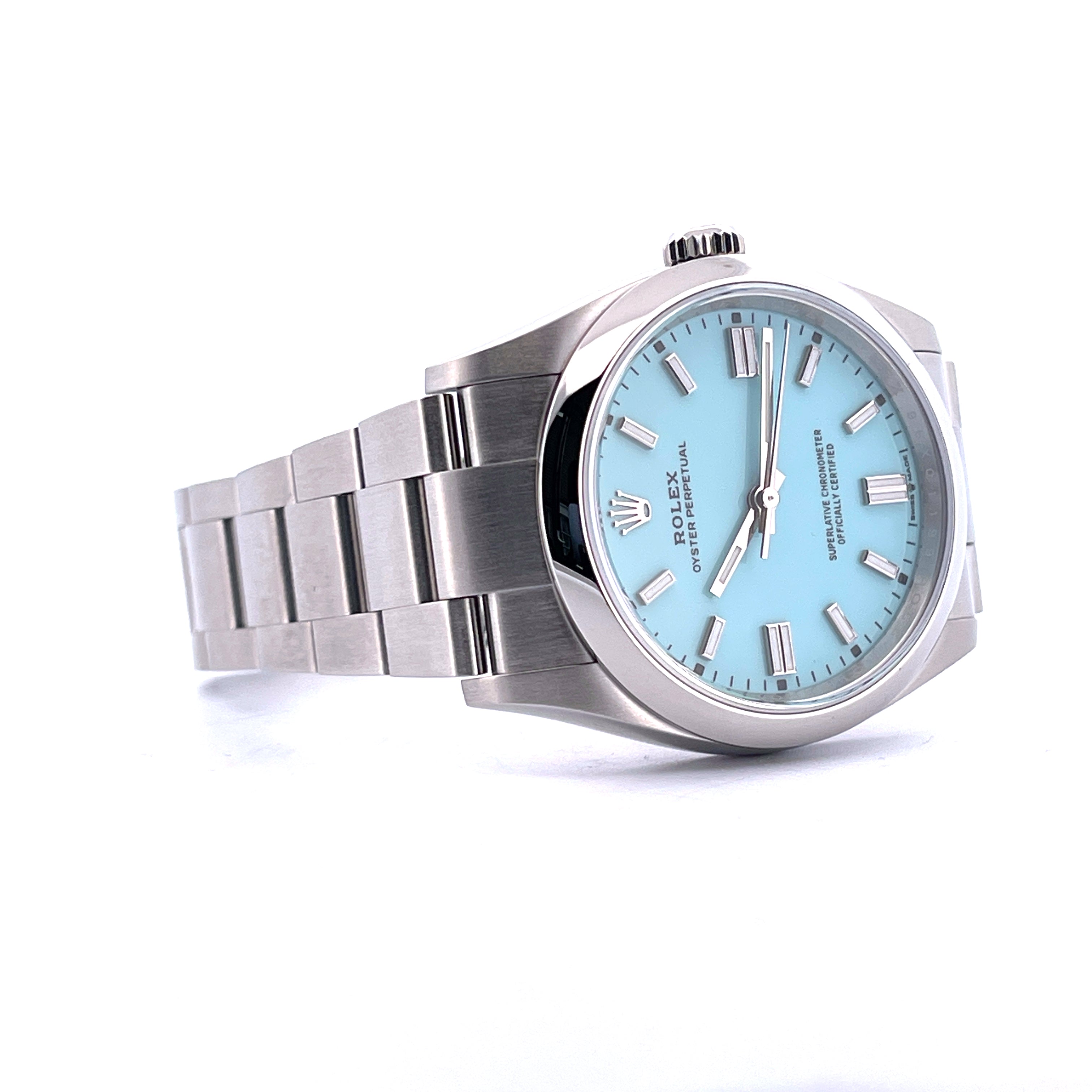 Rolex - Rolex Oyster Perpetual 36 Tiffany Tourquise (unworn / 2024) - Juwelier Spliedt