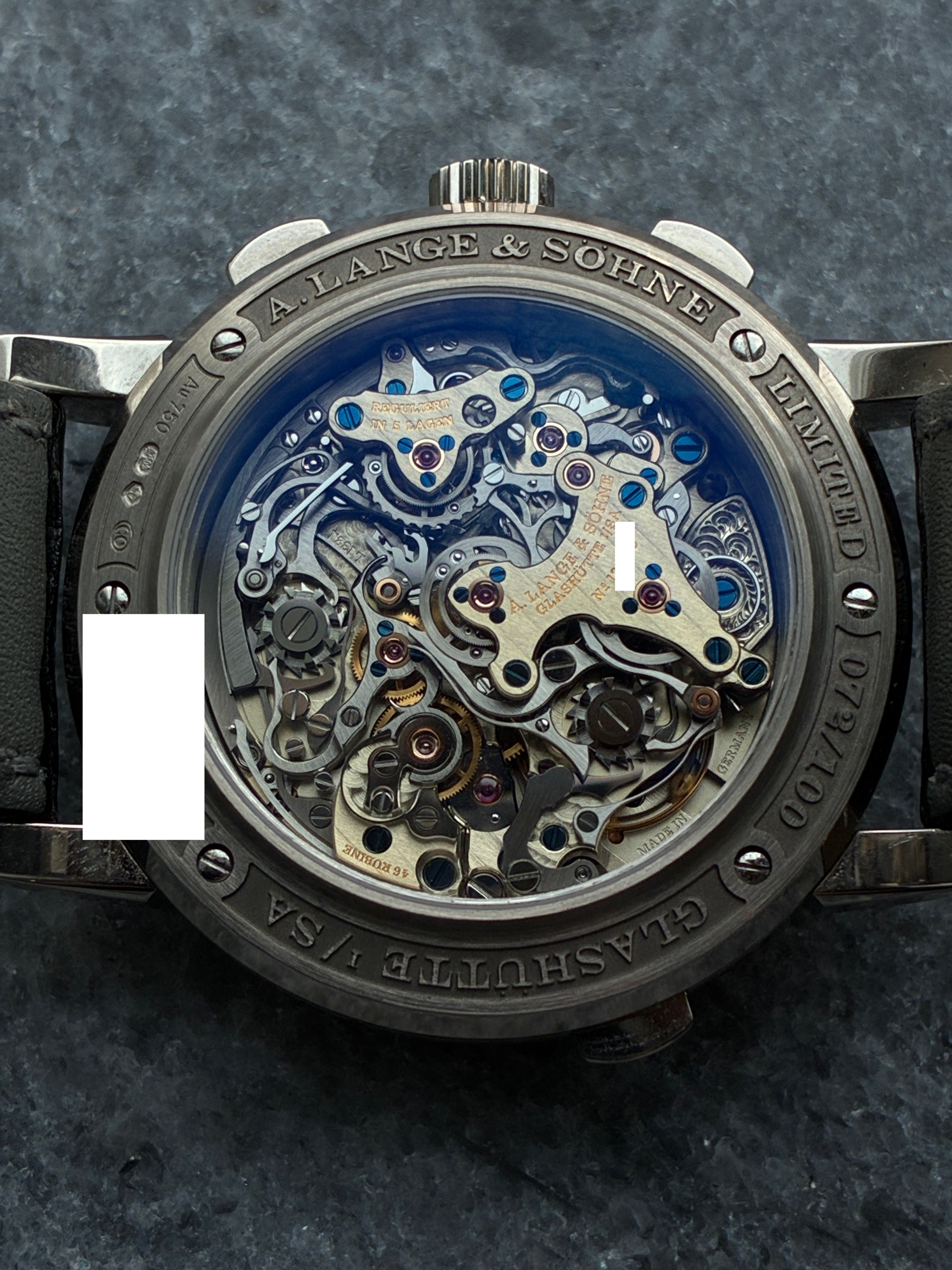 A. Lange & Söhne - Saxonia Triple Split / Limited / Whitegold / Folding clasp / Full-Set / 2021 - [product_sku]